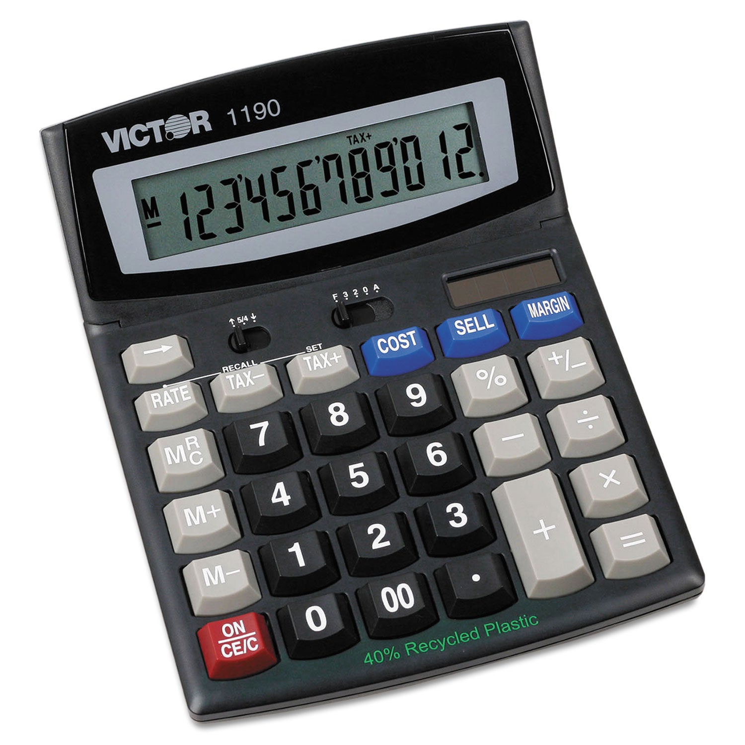 1190 Executive Desktop Calculator, 12-Digit LCD -