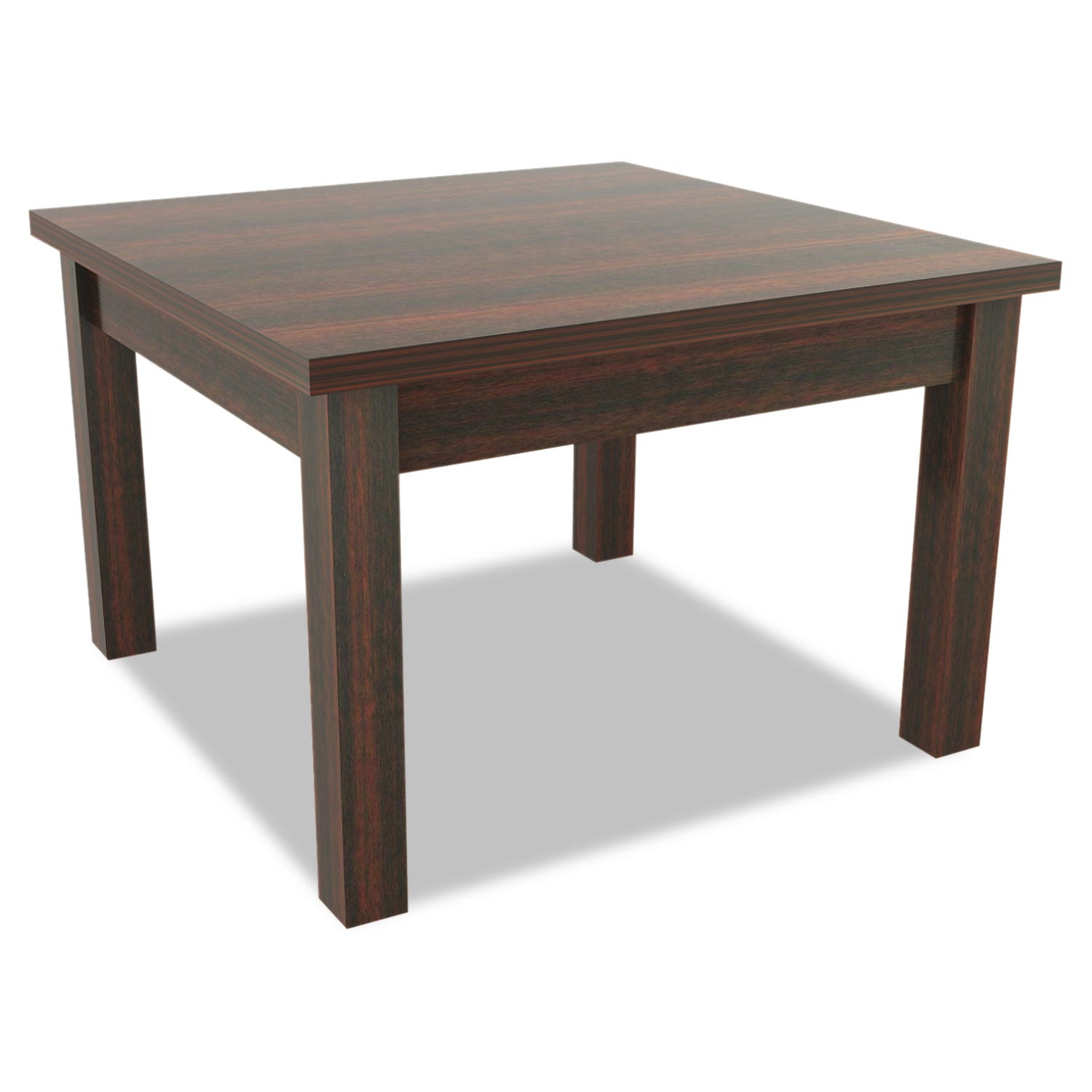 Alera Valencia Series Occasional Table, Rectangle, 23.63w x20d x20.38h, Mahogany -