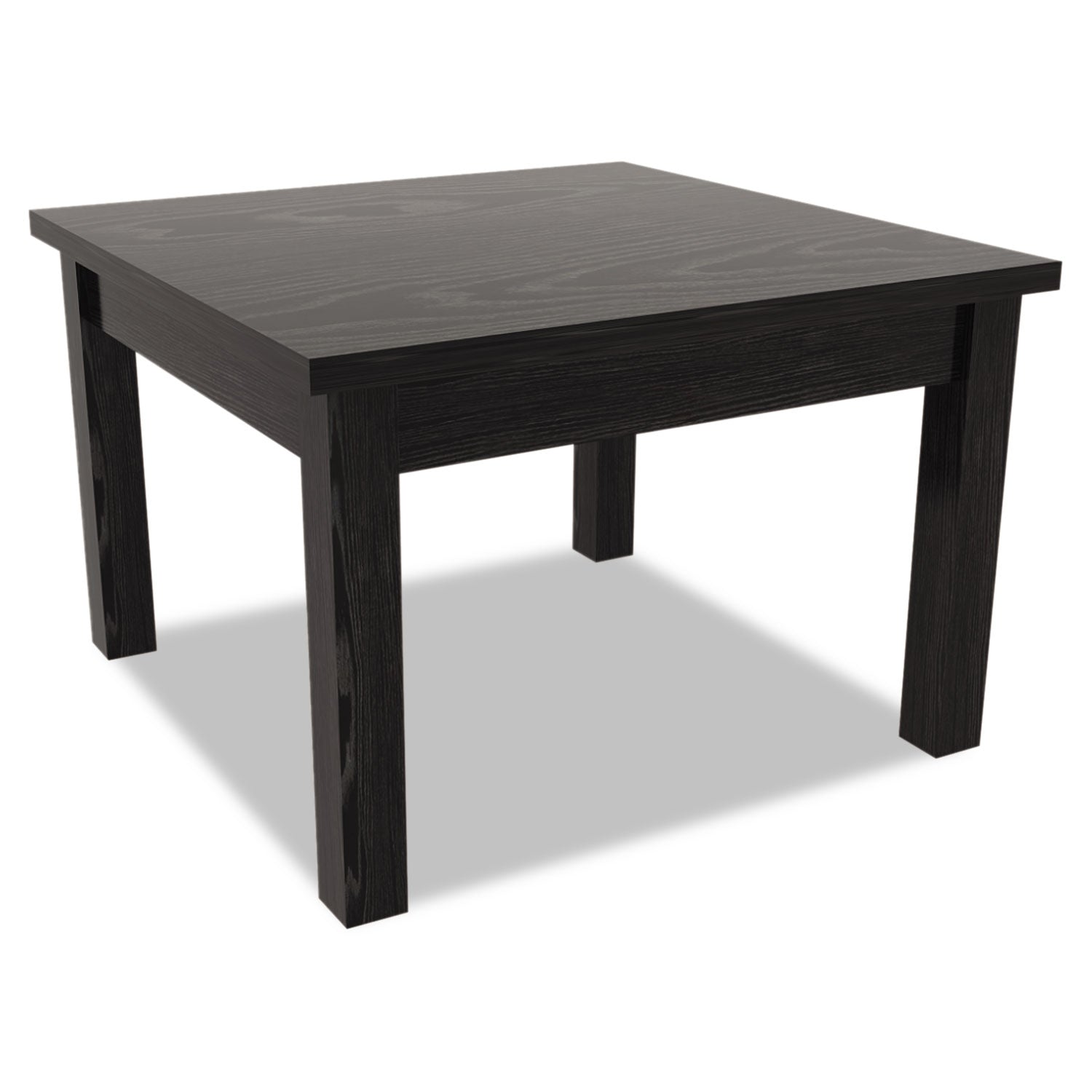 Alera Valencia Series Occasional Table, Rectangle, 23.63w x 20d x 20.38h, Black -