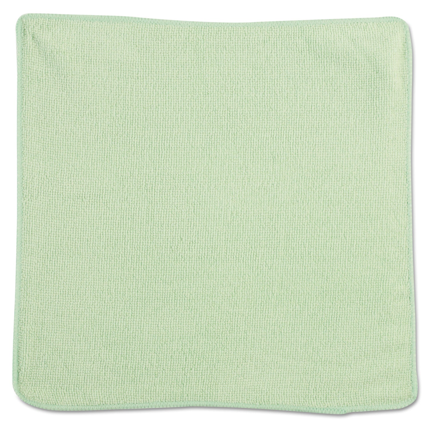 Microfiber Cleaning Cloths, 12 x 12, Green, 24/Pack -
