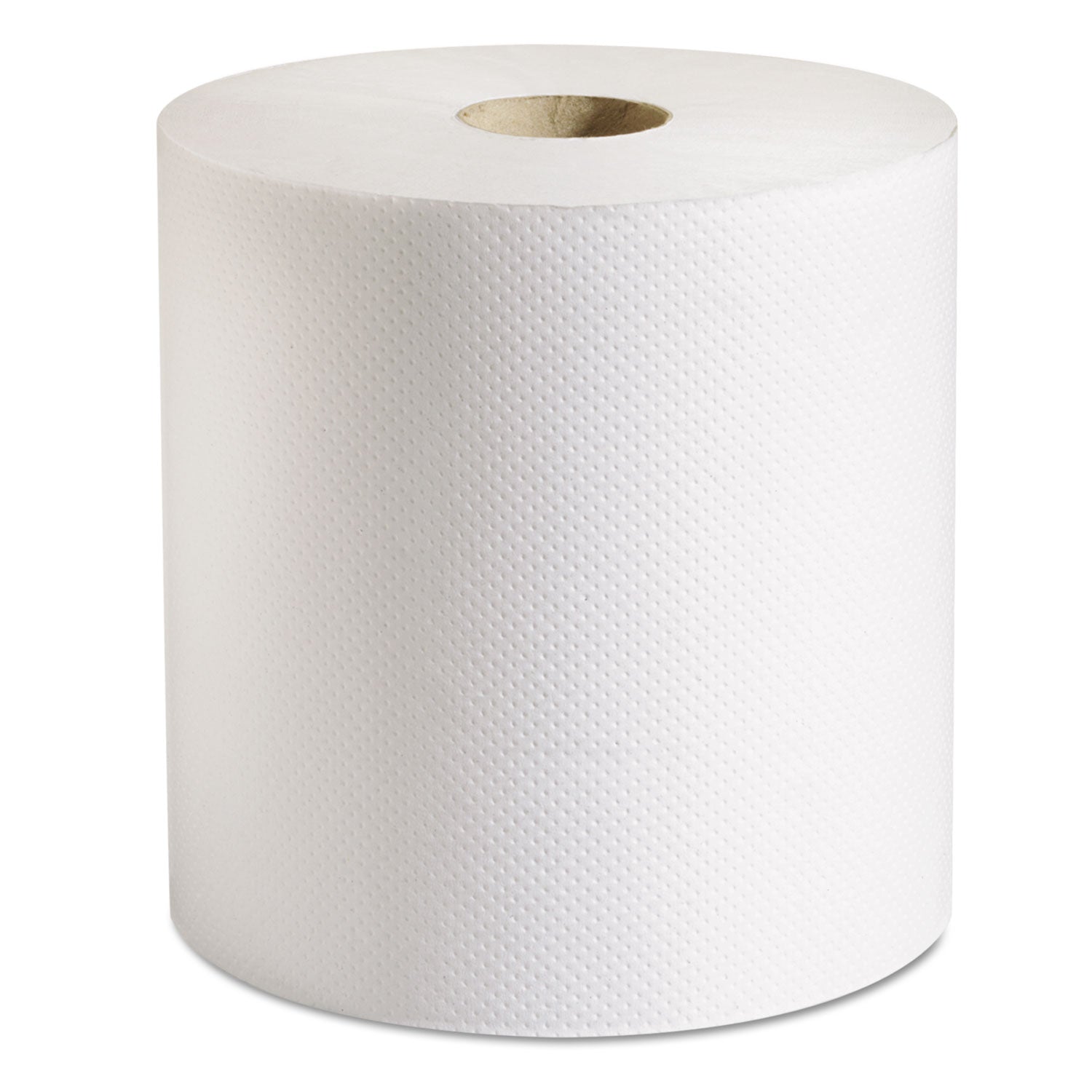 100% Recycled Hardwound Roll Paper Towels, 1-Ply, 7.88" x 800 ft, White, 6 Rolls/Carton -