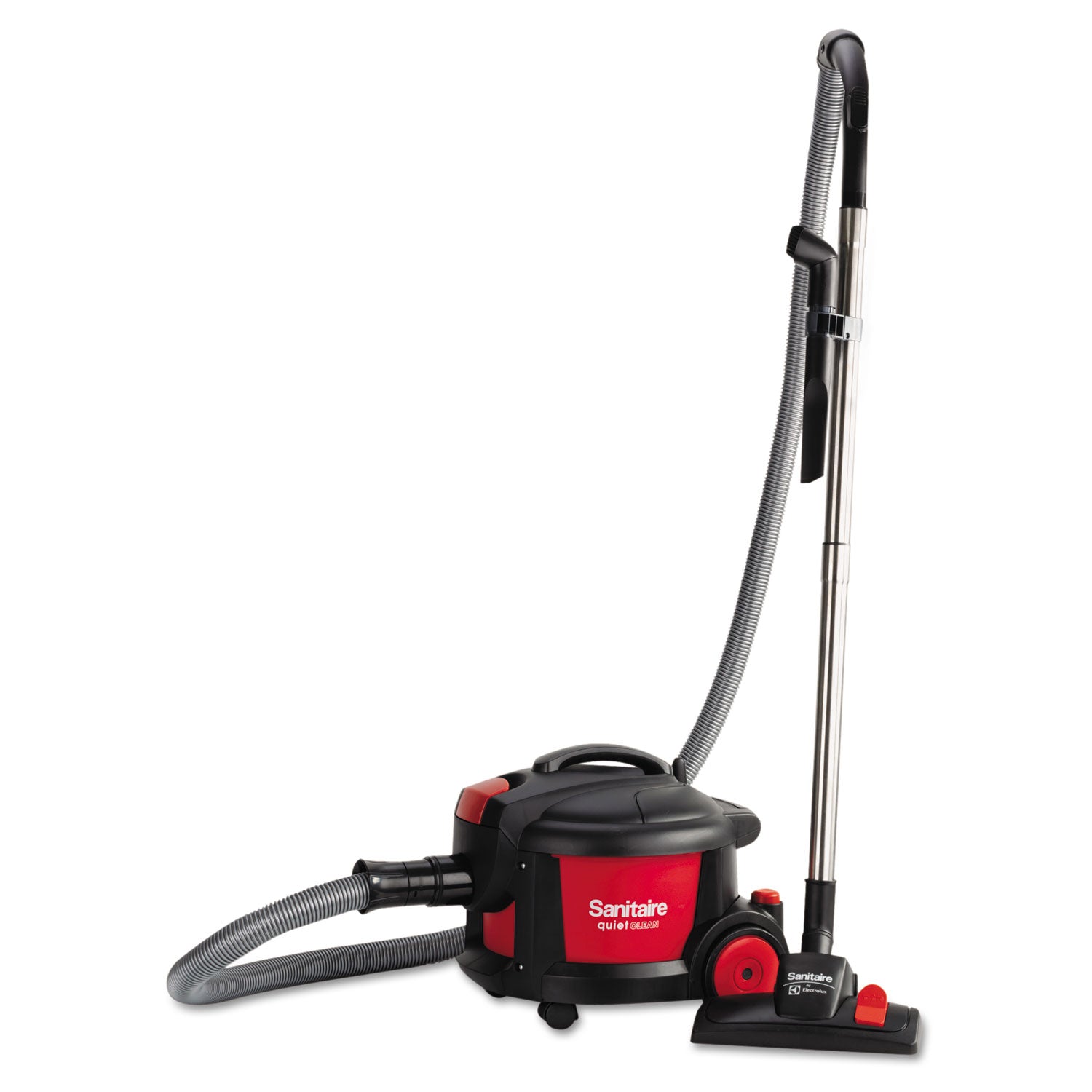 EXTEND Top-Hat Canister Vacuum SC3700A, 9 A Current, Red/Black -