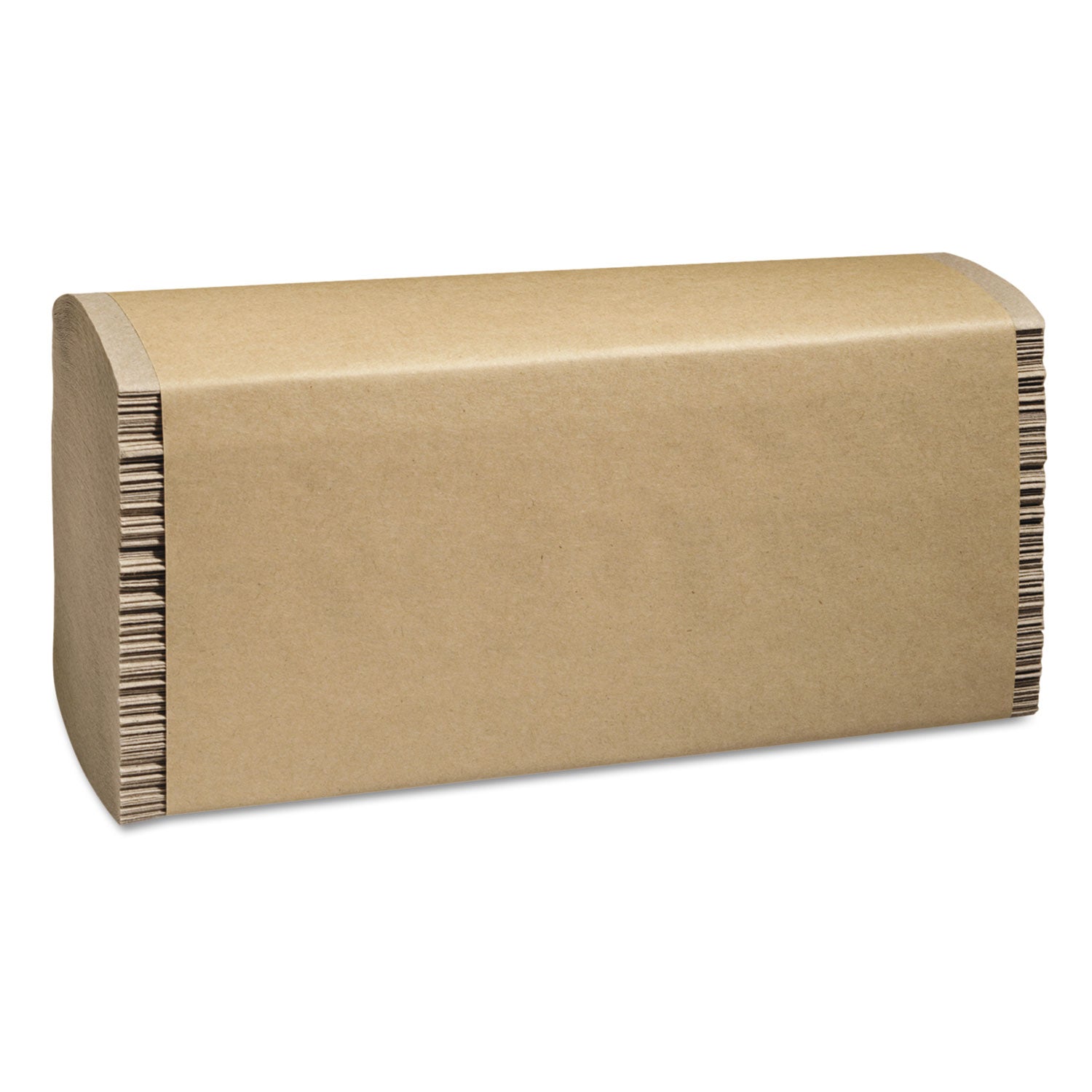 100% Recycled Folded Paper Towels, Multi-Fold, 1-Ply, 9.5 x 9.25, Natural, 250/Pack, 16 Packs/Carton -