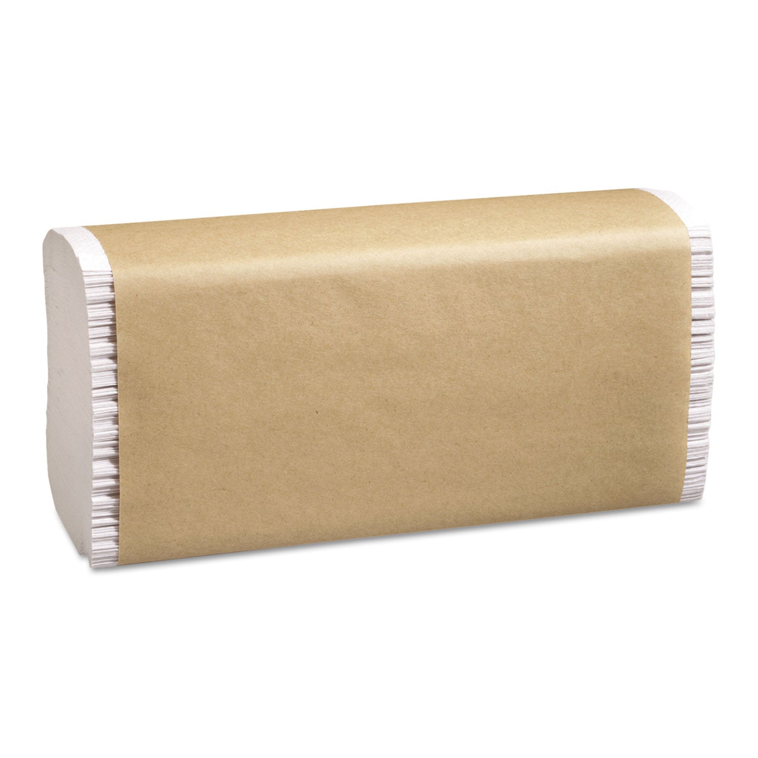100% Recycled Folded Paper Towels, Multi-Fold, 1-Ply, 9.5 x 9.25, White, 250/Pack, 16 Packs/Carton -