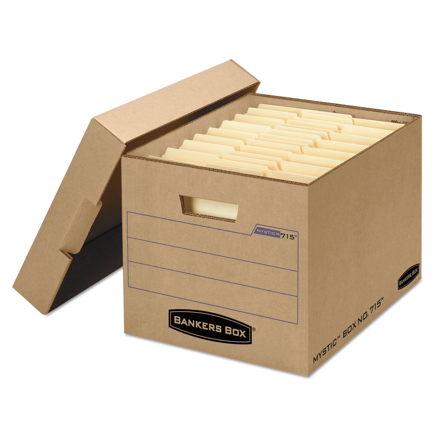Filing Box, Letter/Legal Files, 13" x 16.25" x 12", Kraft, 25/Carton -