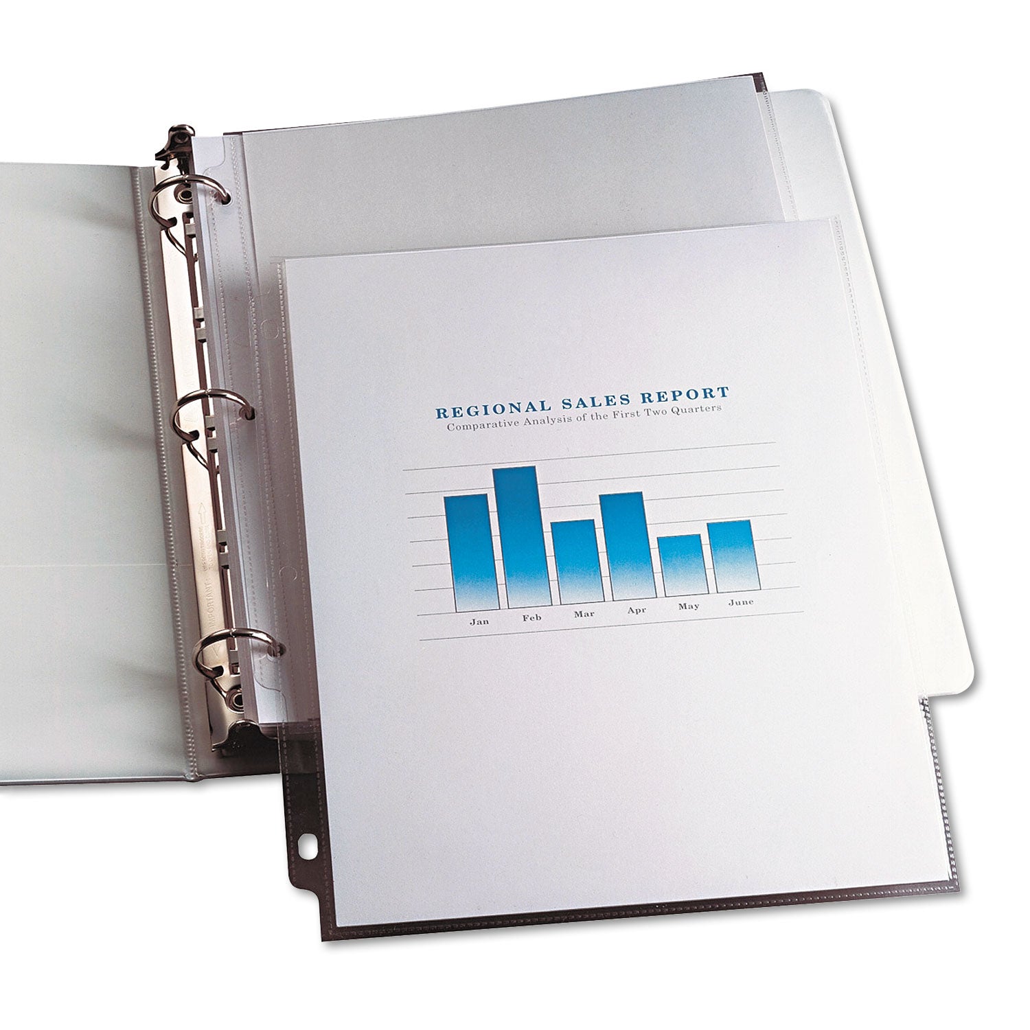 top-load-vinyl-sheet-protectors-heavy-gauge-letter-clear-100-box_ave73900 - 2