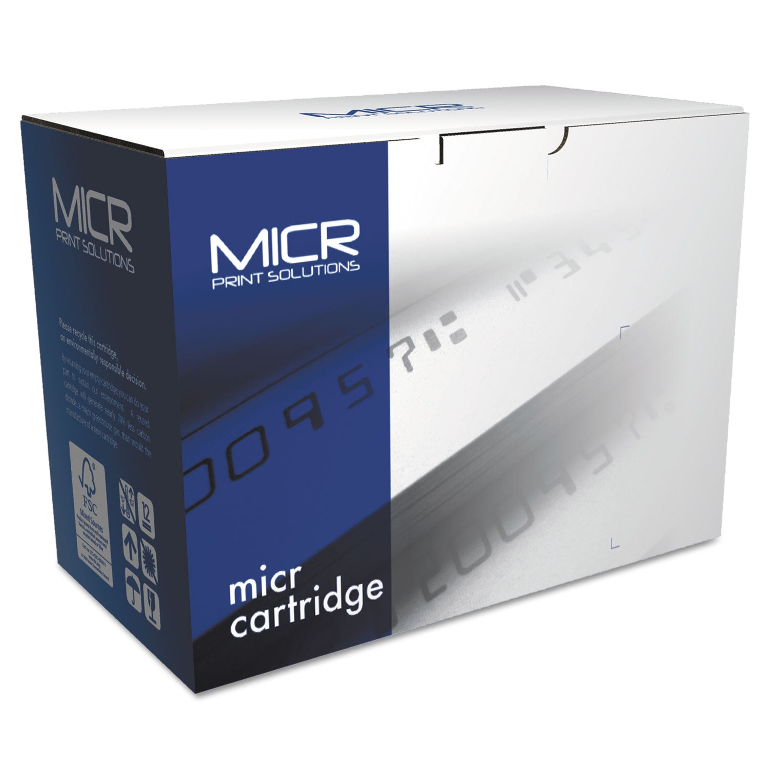 Compatible CF280X(M) (80XM) High-Yield MICR Toner, 6,900 Page-Yield, Black -