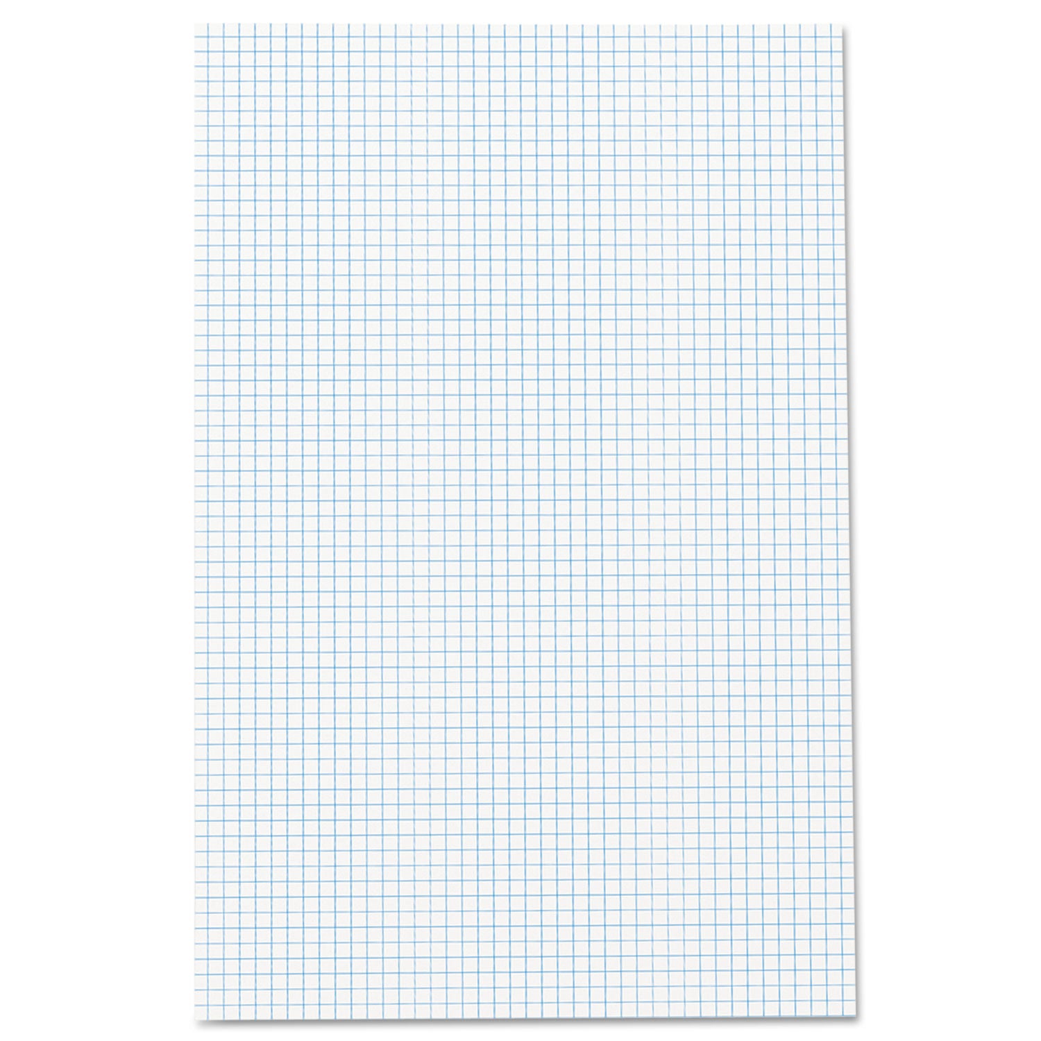 Quadrille Pads, Quadrille Rule (4 sq/in), 50 White (Standard 15 lb Bond) 11 x 17 Sheets -