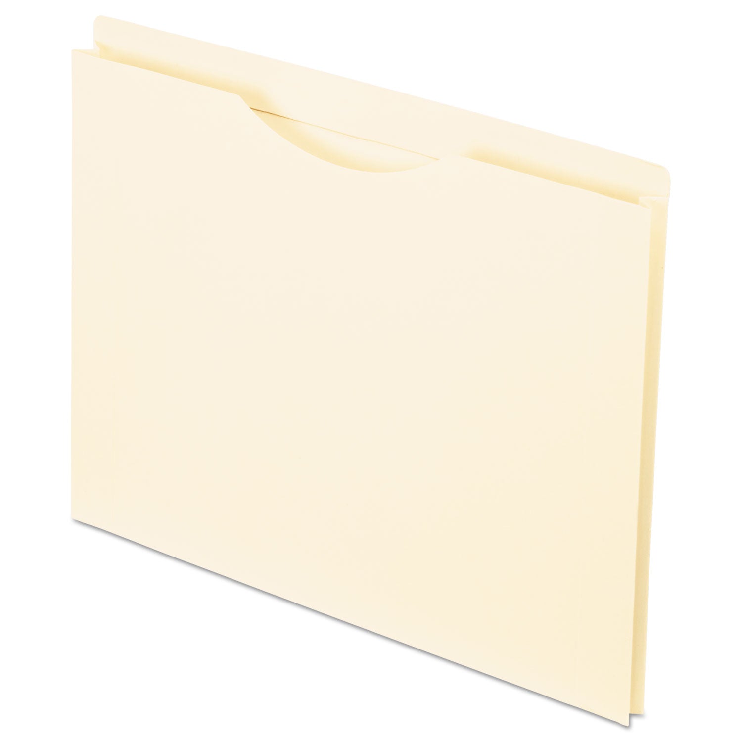 Manila Reinforced File Jackets, 2-Ply Straight Tab, Letter Size, Manila, 50/Box -