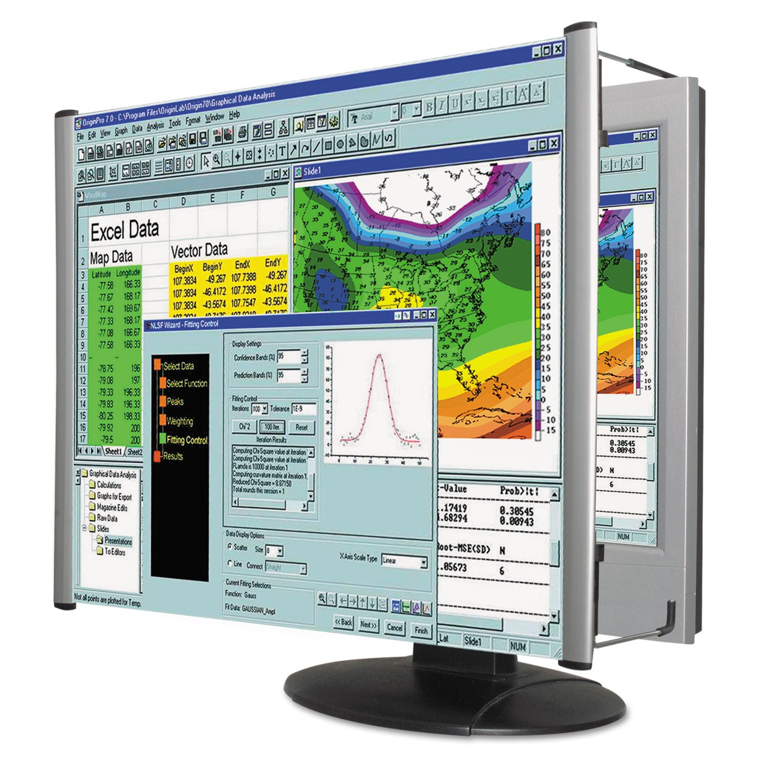 LCD Monitor Magnifier Filter for 22" Widescreen Flat Panel Monitor, 16:9/16:10 Aspect Ratio -