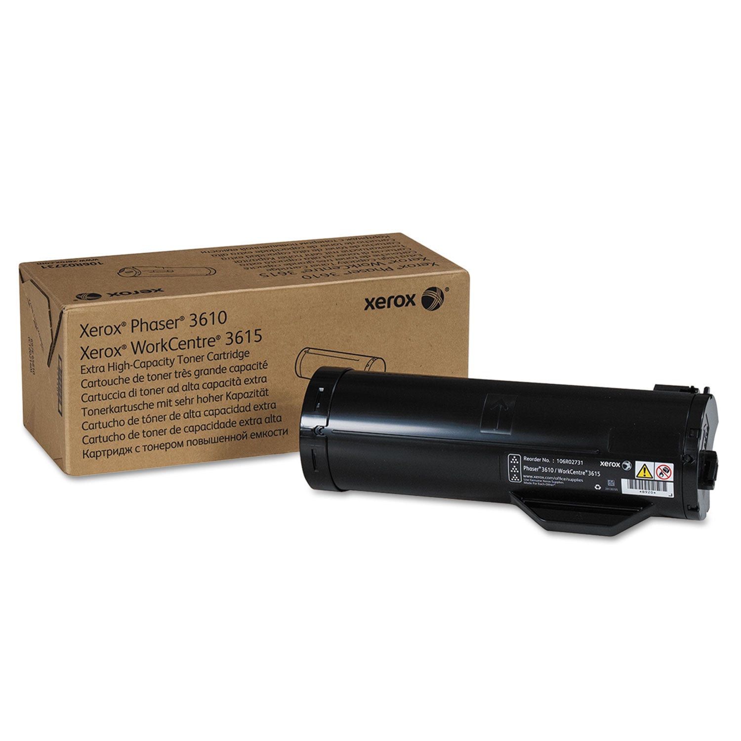 106R02731 Extra High-Yield Toner, 25,300 Page-Yield, Black -
