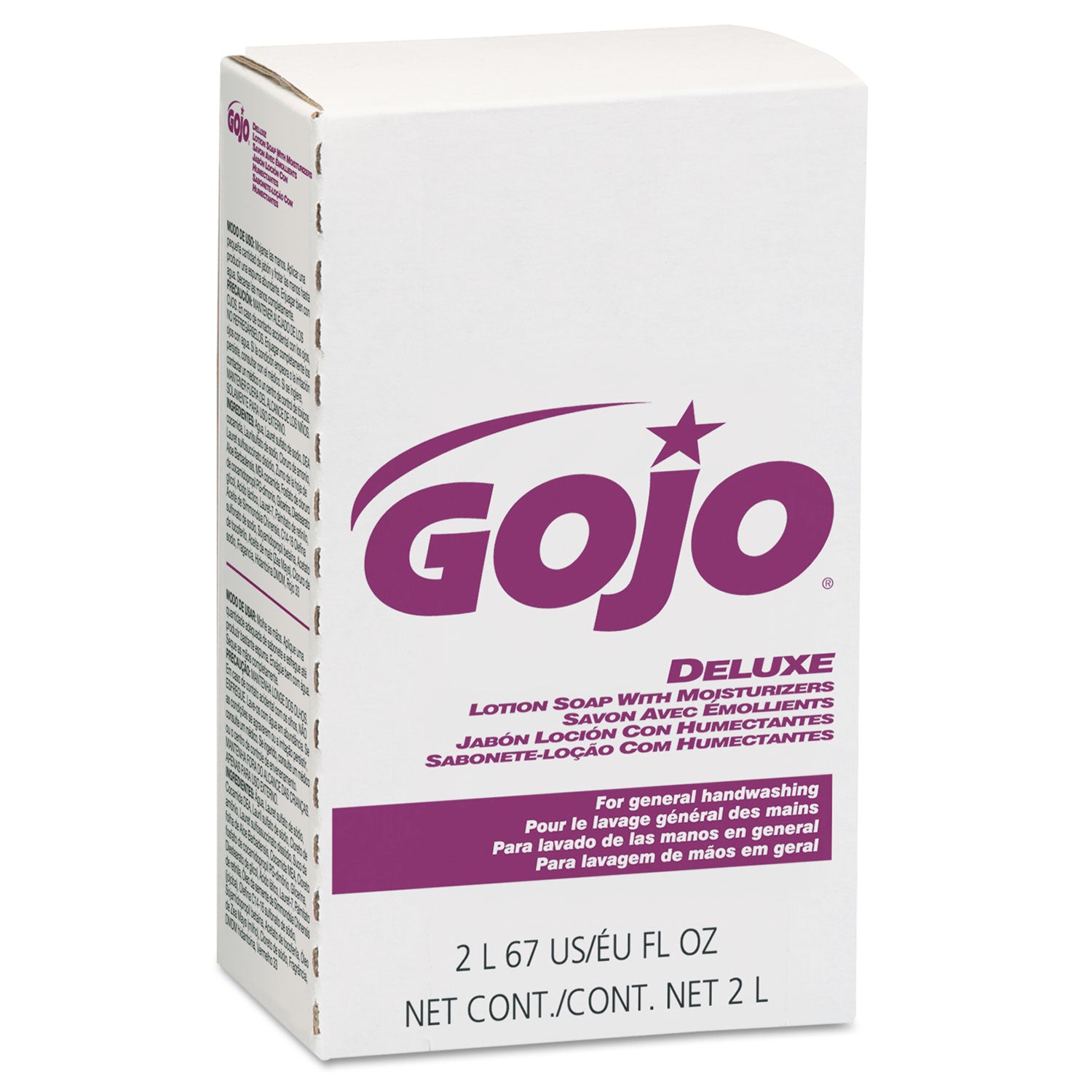 nxt-deluxe-lotion-soap-with-moisturizers-light-floral-liquid-2000-ml-refill-4-carton_goj2217 - 1