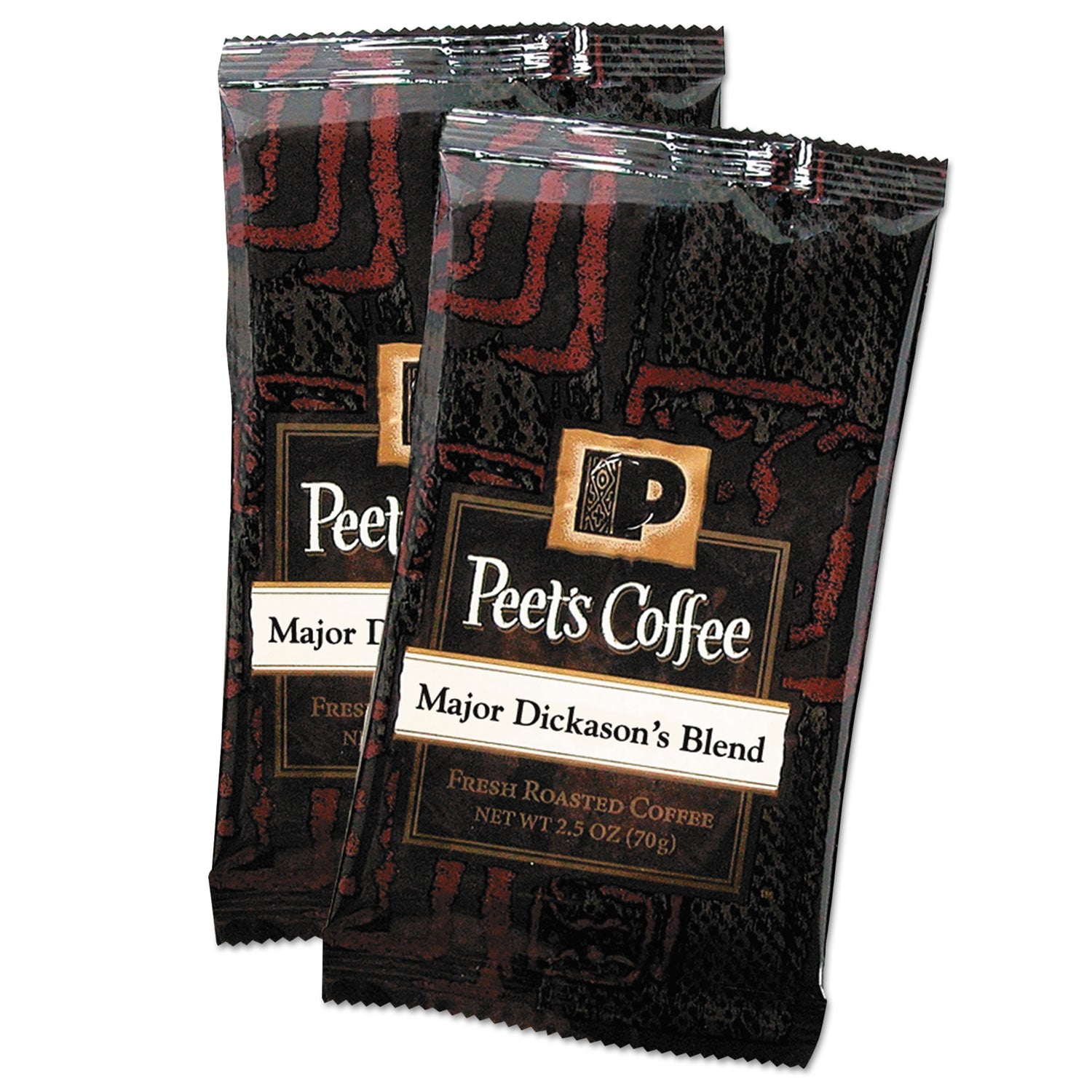Coffee Portion Packs, Major Dickason's Blend, 2.5 oz Frack Pack, 18/Box -