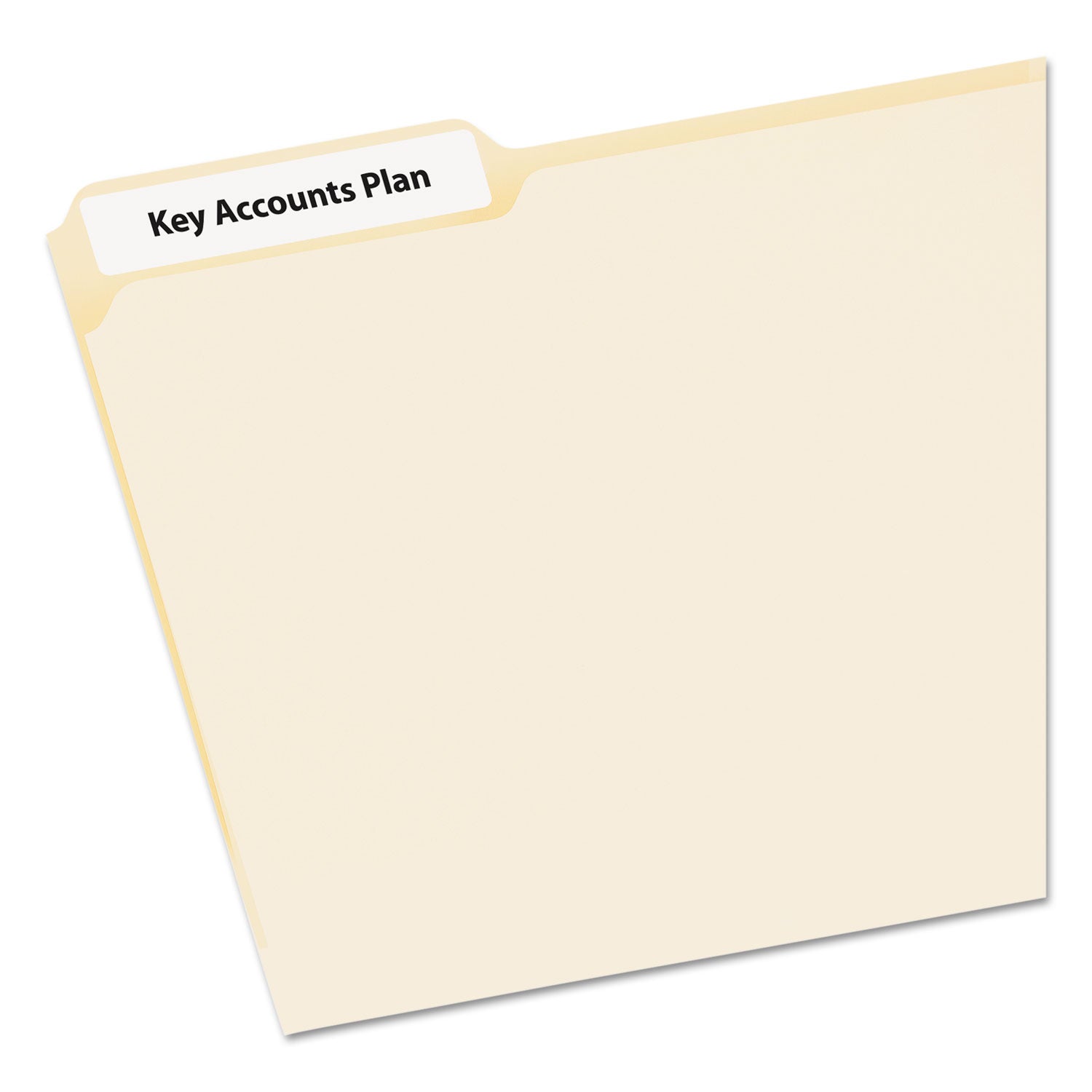 EcoFriendly Permanent File Folder Labels, 0.66 x 3.44, White, 30/Sheet, 50 Sheets/Pack -