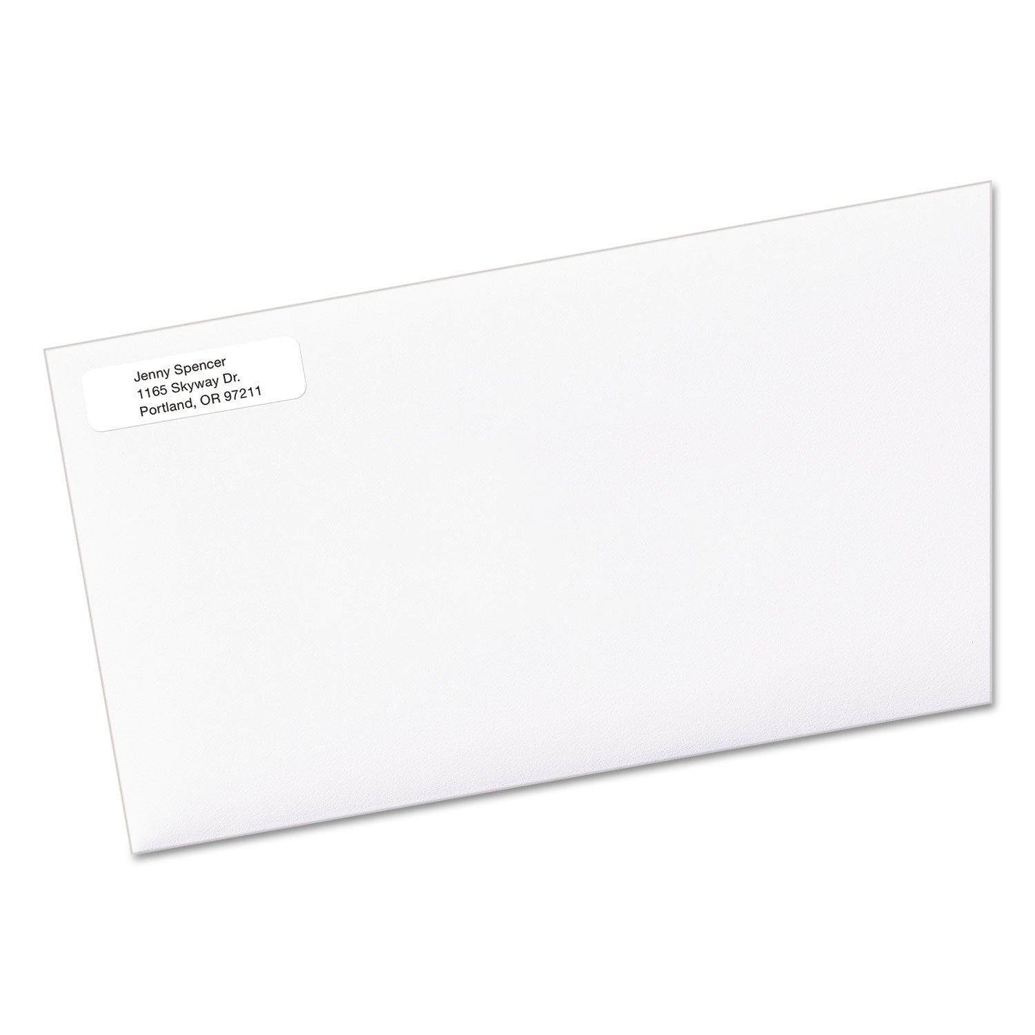 EcoFriendly Mailing Labels, Inkjet/Laser Printers, 0.5 x 1.75, White, 80/Sheet, 100 Sheets/Pack -