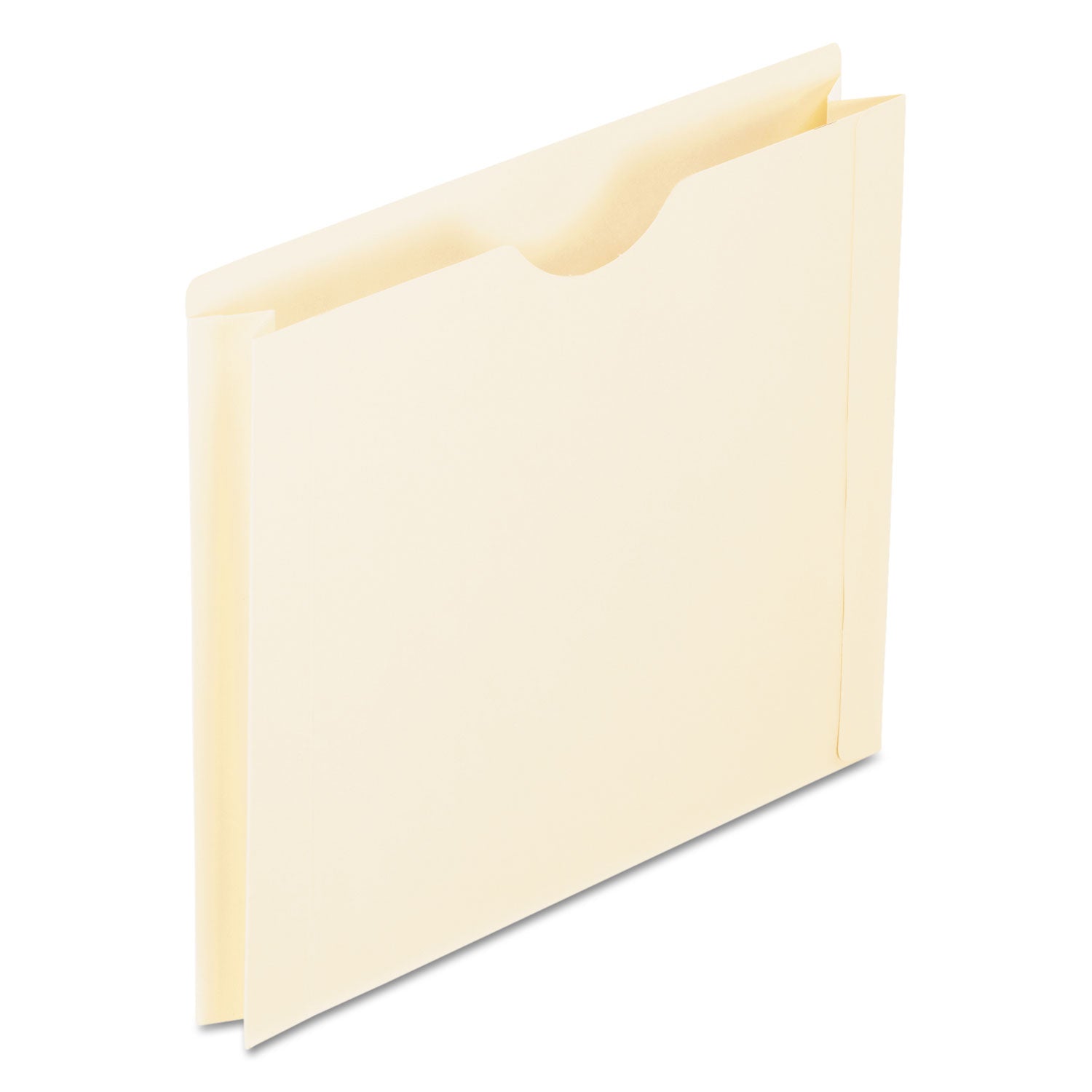 Manila Reinforced File Jackets, 2-Ply Straight Tab, Letter Size, Manila, 50/Box -