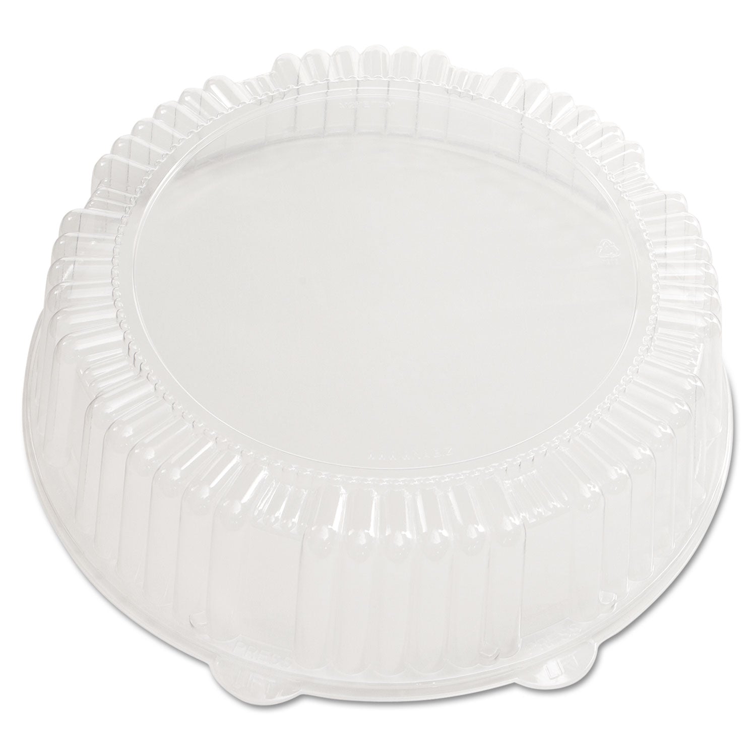 Caterline Dome Lids, 12" Diameter x 275"h, Clear, Plastic, 25/Carton -