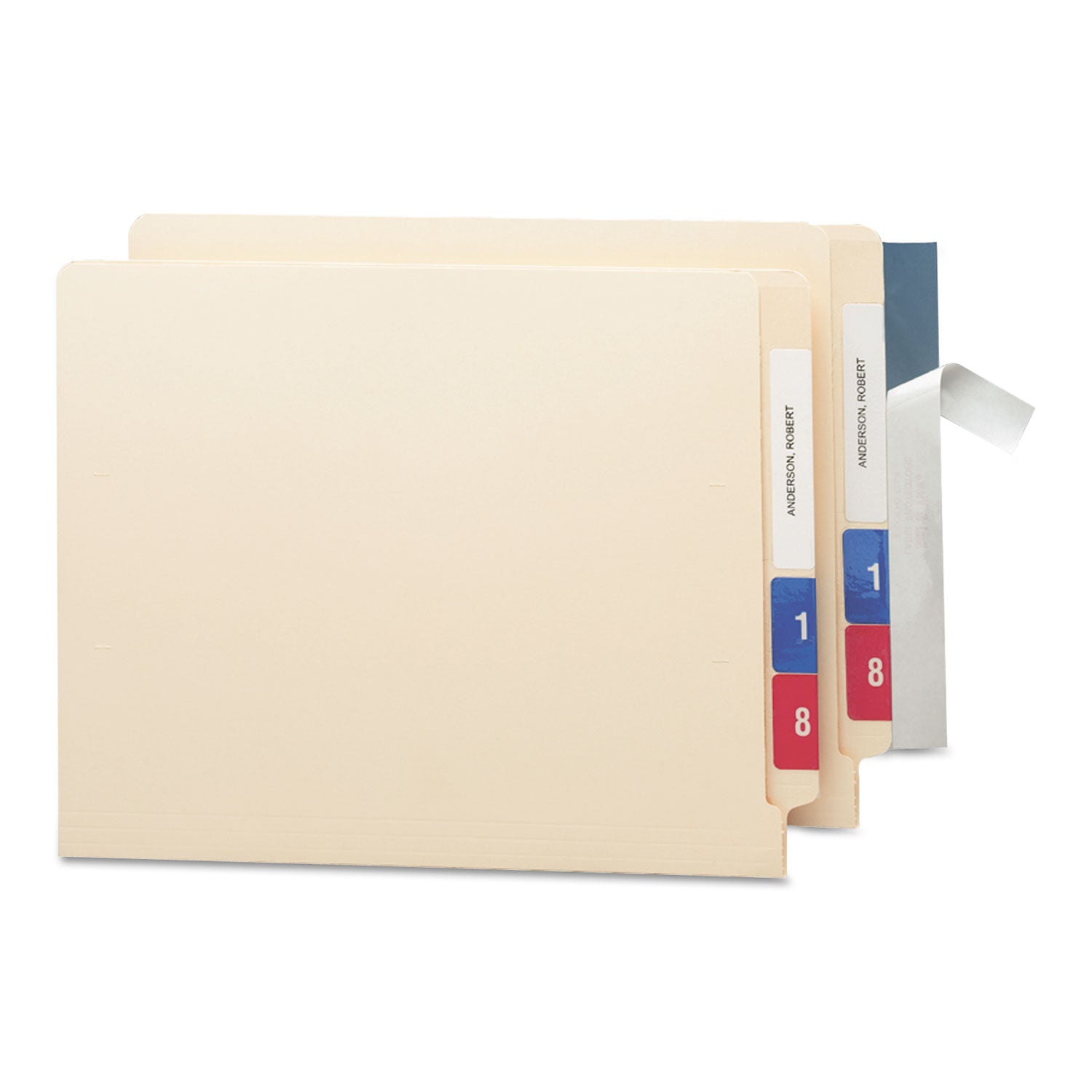 Seal and View File Folder Label Protector, Clear Laminate, 8 x 1.69, 100/Pack -