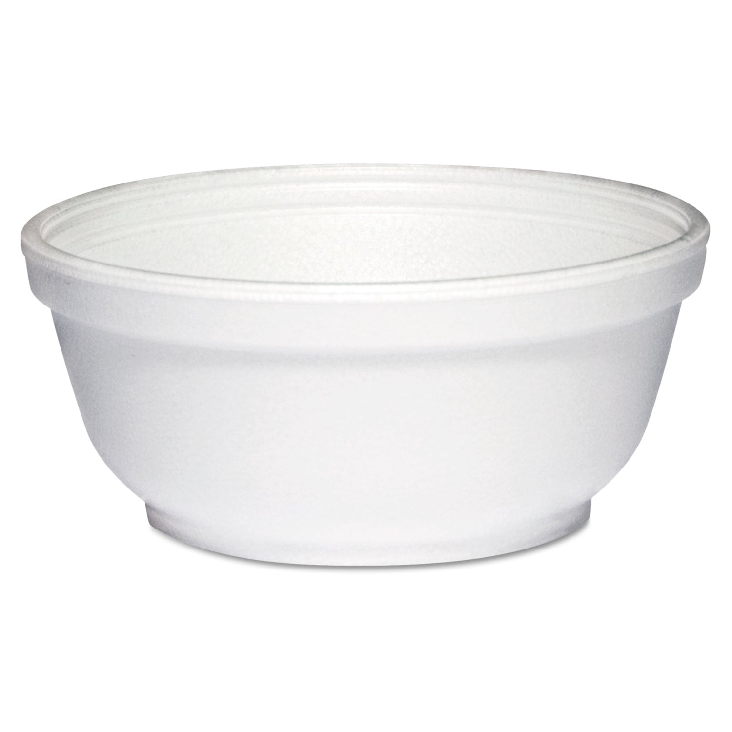 Foam Bowls, 8 oz, White, 50/Pack, 20 Packs/Carton -