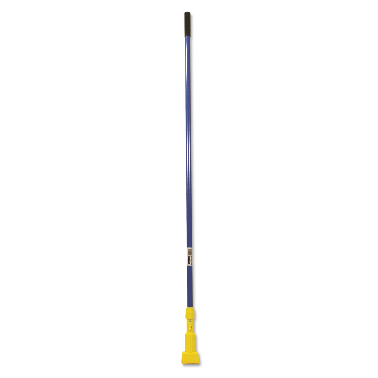 Gripper Fiberglass Mop Handle, 1" dia x 60", Blue/Yellow -