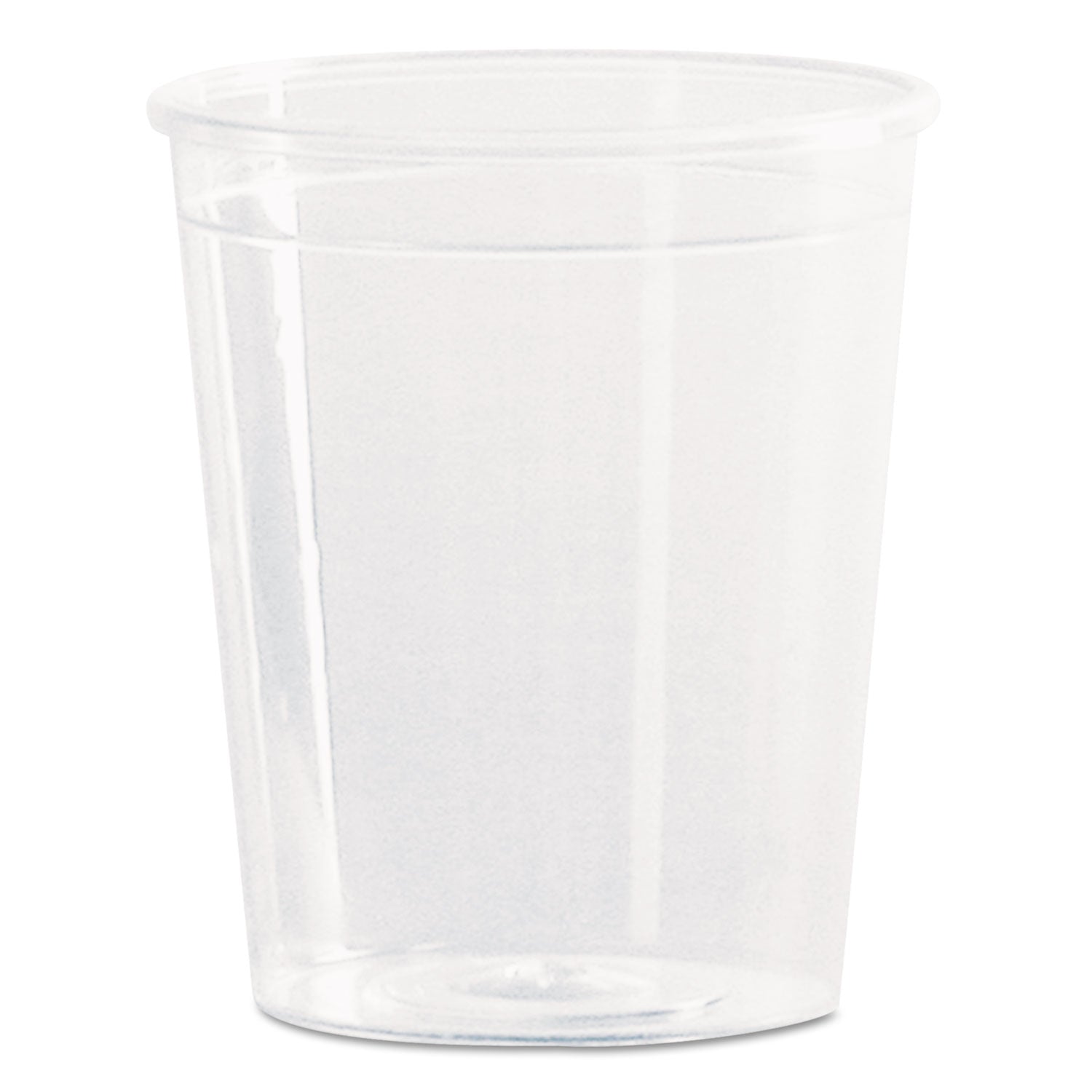 Comet Plastic Portion/Shot Glass, 2 oz, Clear, 50/Pack, 50 Packs/Carton -