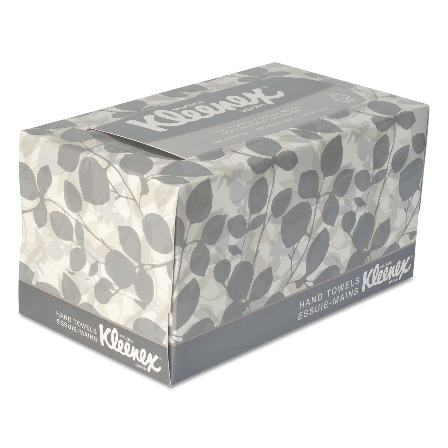 Hand Towels, POP-UP Box, Cloth, 1-Ply, 9 x 10.5, Unscented, White, 120/Box -