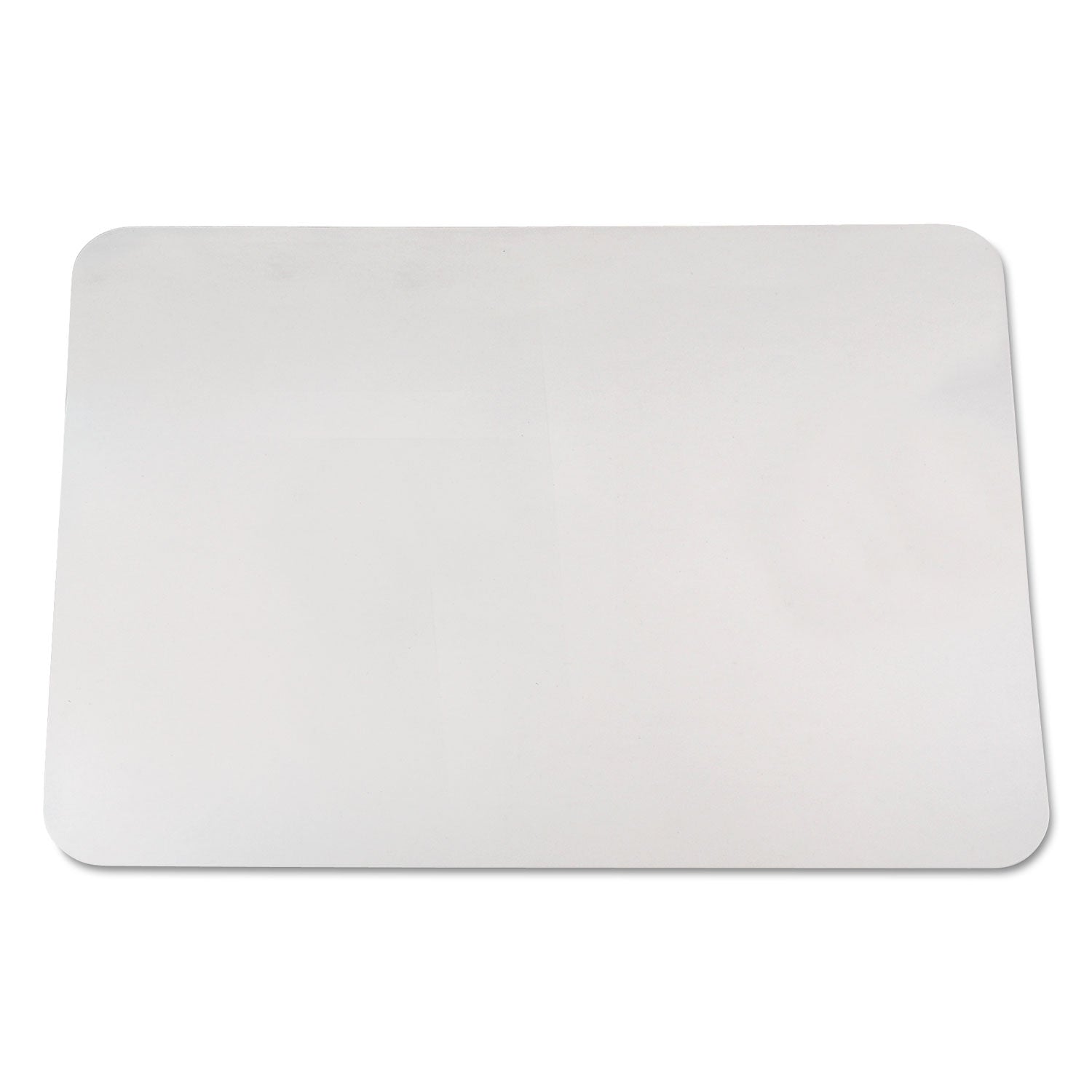 KrystalView Desk Pad with Antimicrobial Protection, Glossy Finish, 24 x 19, Clear -
