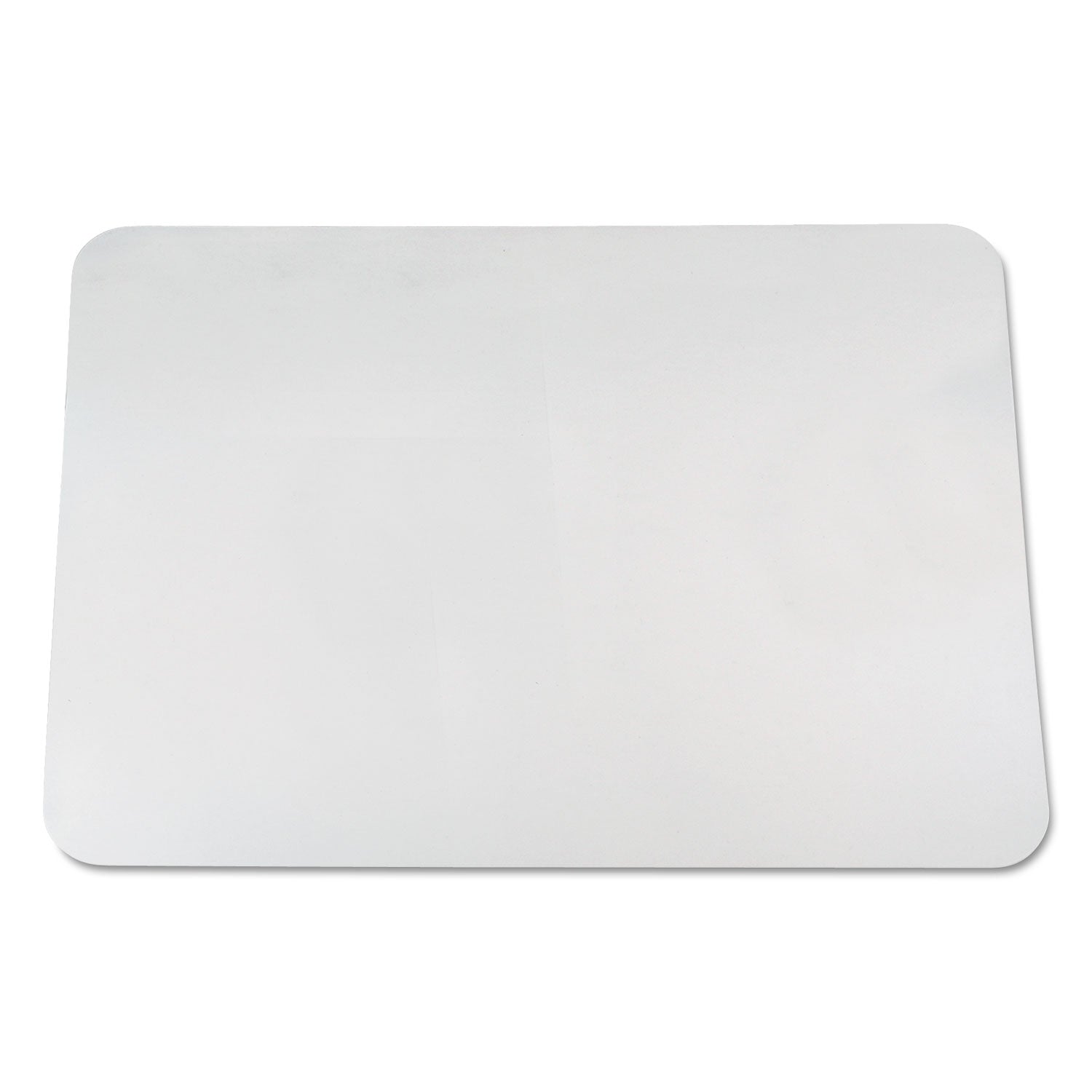KrystalView Desk Pad with Antimicrobial Protection, Glossy Finish, 38 x 24, Clear -