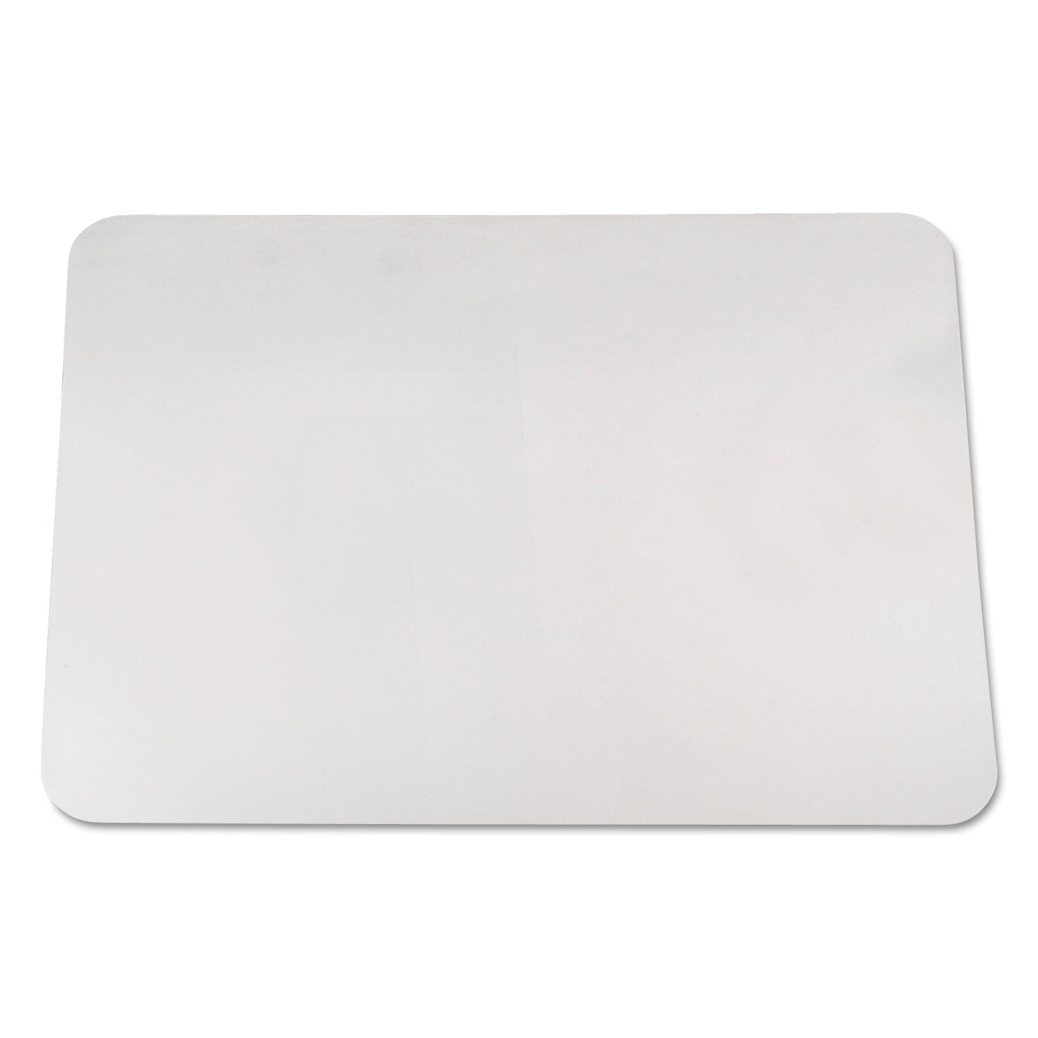 KrystalView Desk Pad with Antimicrobial Protection, Glossy Finish, 22 x 17, Clear -