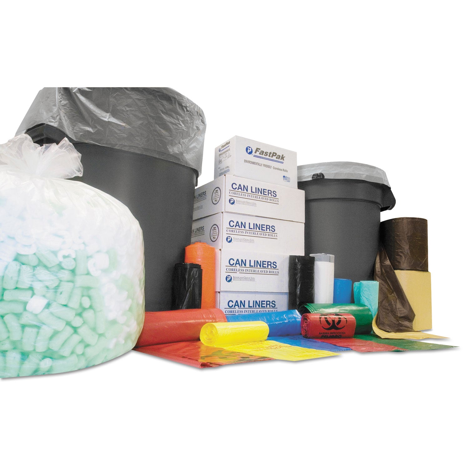 low-density-commercial-can-liners-coreless-interleaved-roll-60-gal-08-mil-38-x-58-white-20-bags-roll-5-rolls-carton_ibssl3858xhw - 1