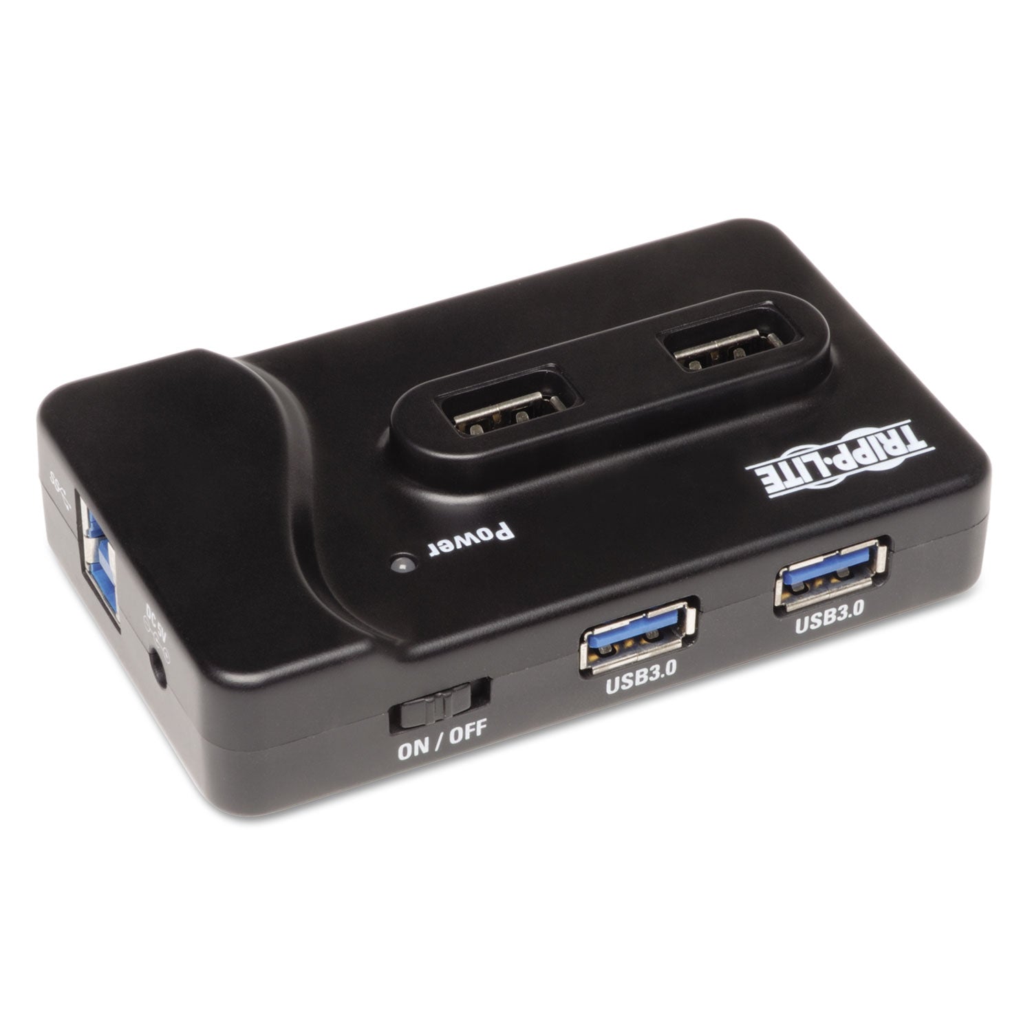 USB 3.0 SuperSpeed Charging Hub, 6 Ports, Black -