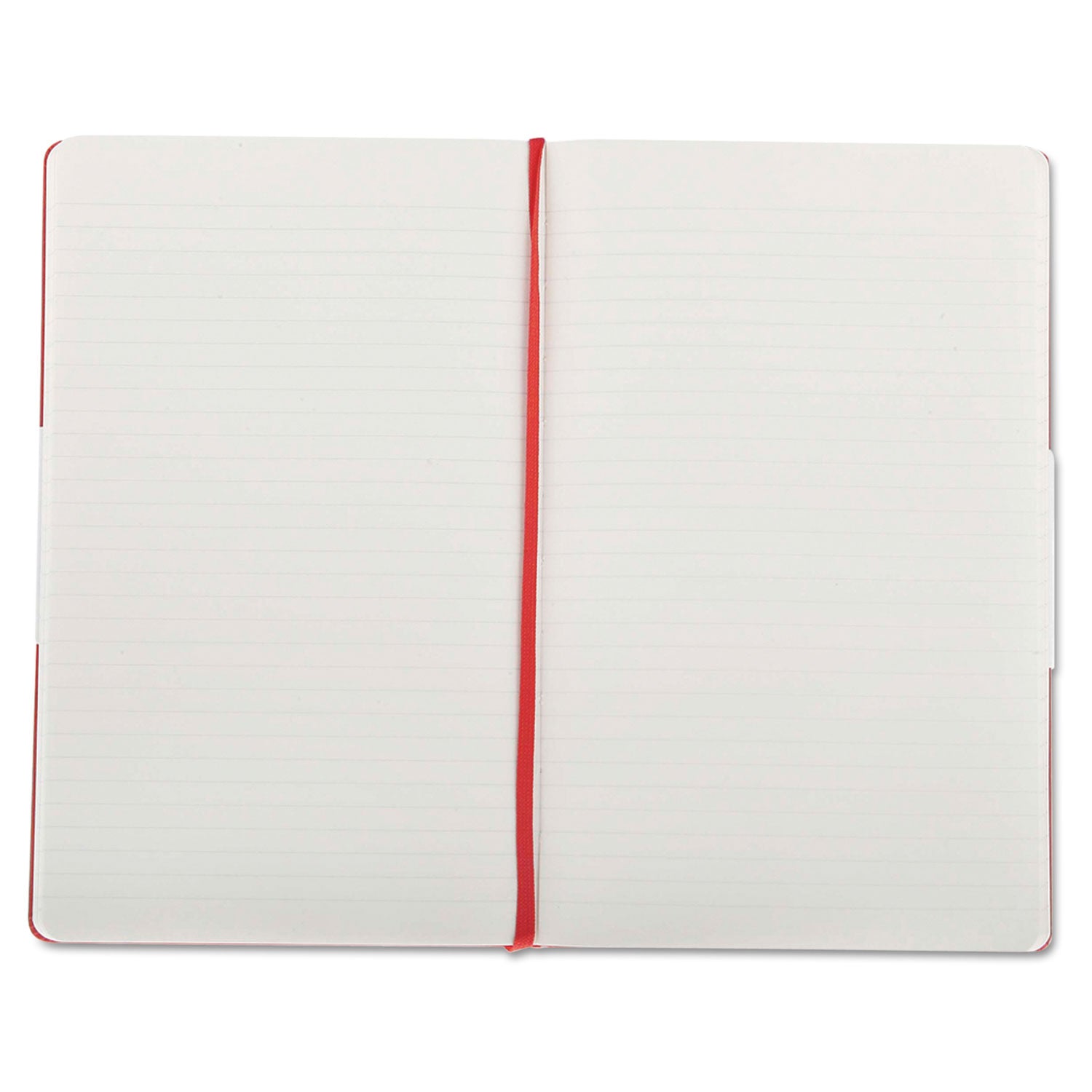 Classic Colored Hardcover Notebook, 1-Subject, Narrow Rule, Red Cover, (240) 8.25 x 5 Sheets -