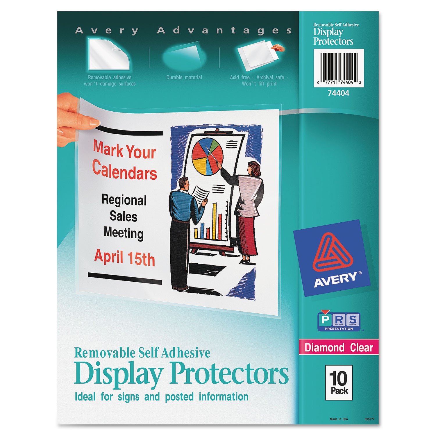 Top-Load Display Sheet Protectors, Letter, 10/Pack -