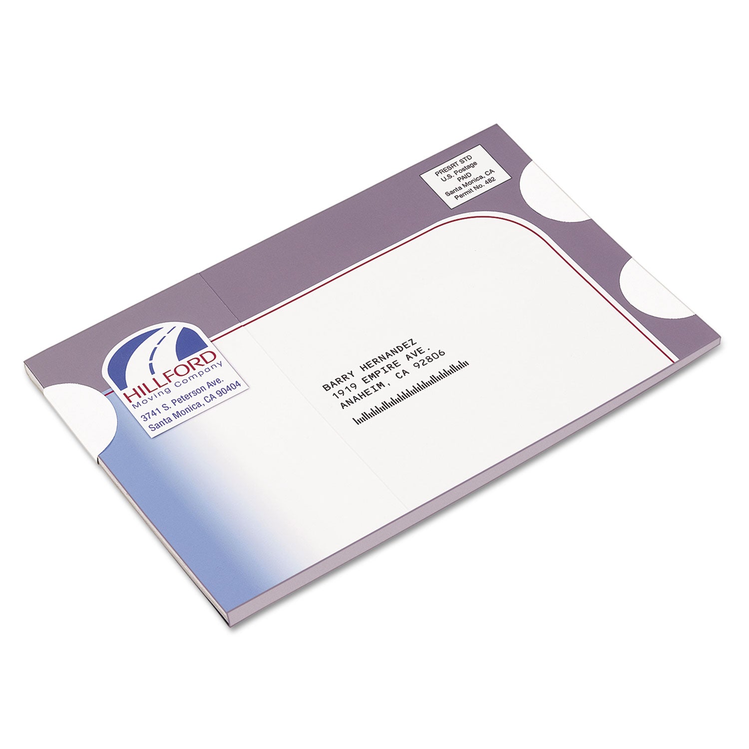 Printable Mailing Seals, 1.5" dia, White, 6/Sheet, 40 Sheets/Pack -