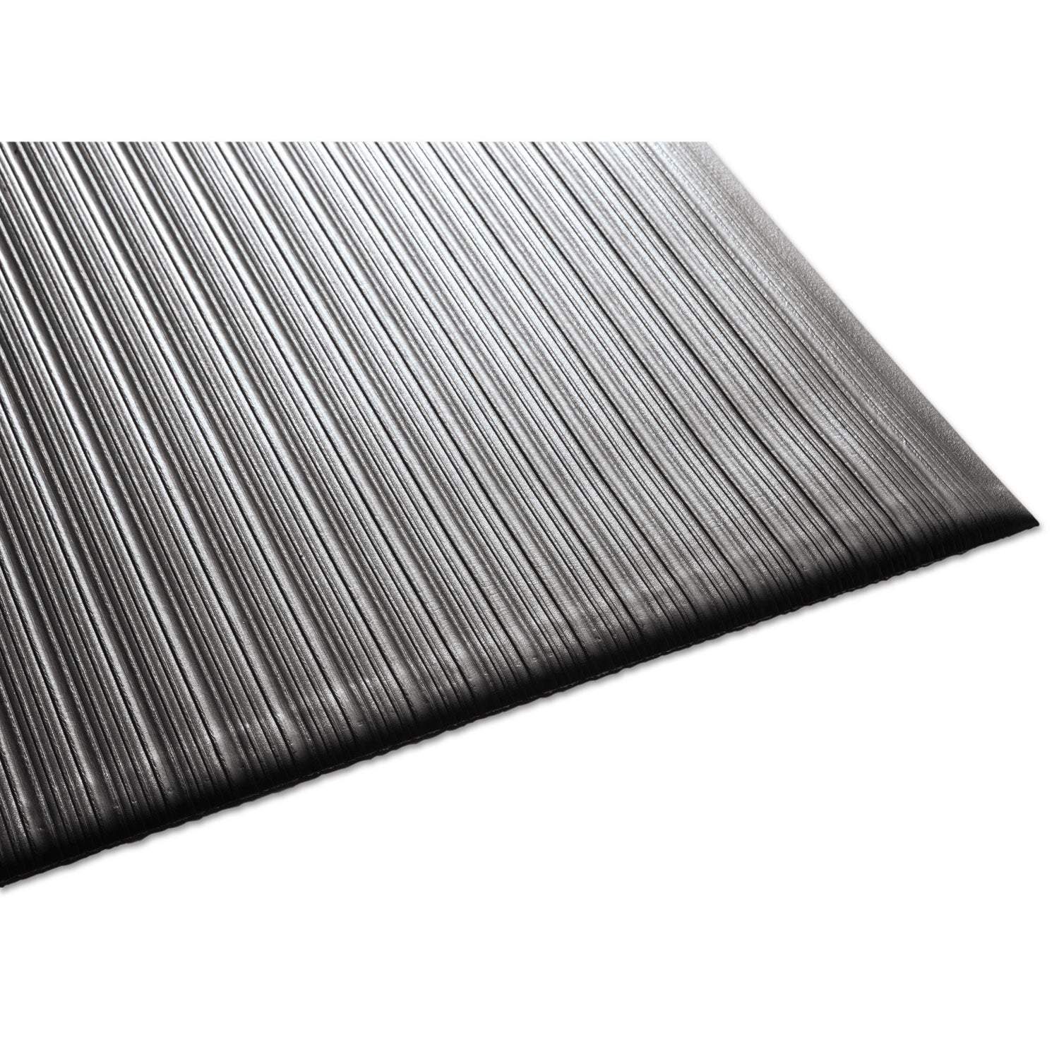 Air Step Antifatigue Mat, Polypropylene, 36 x 144, Black -