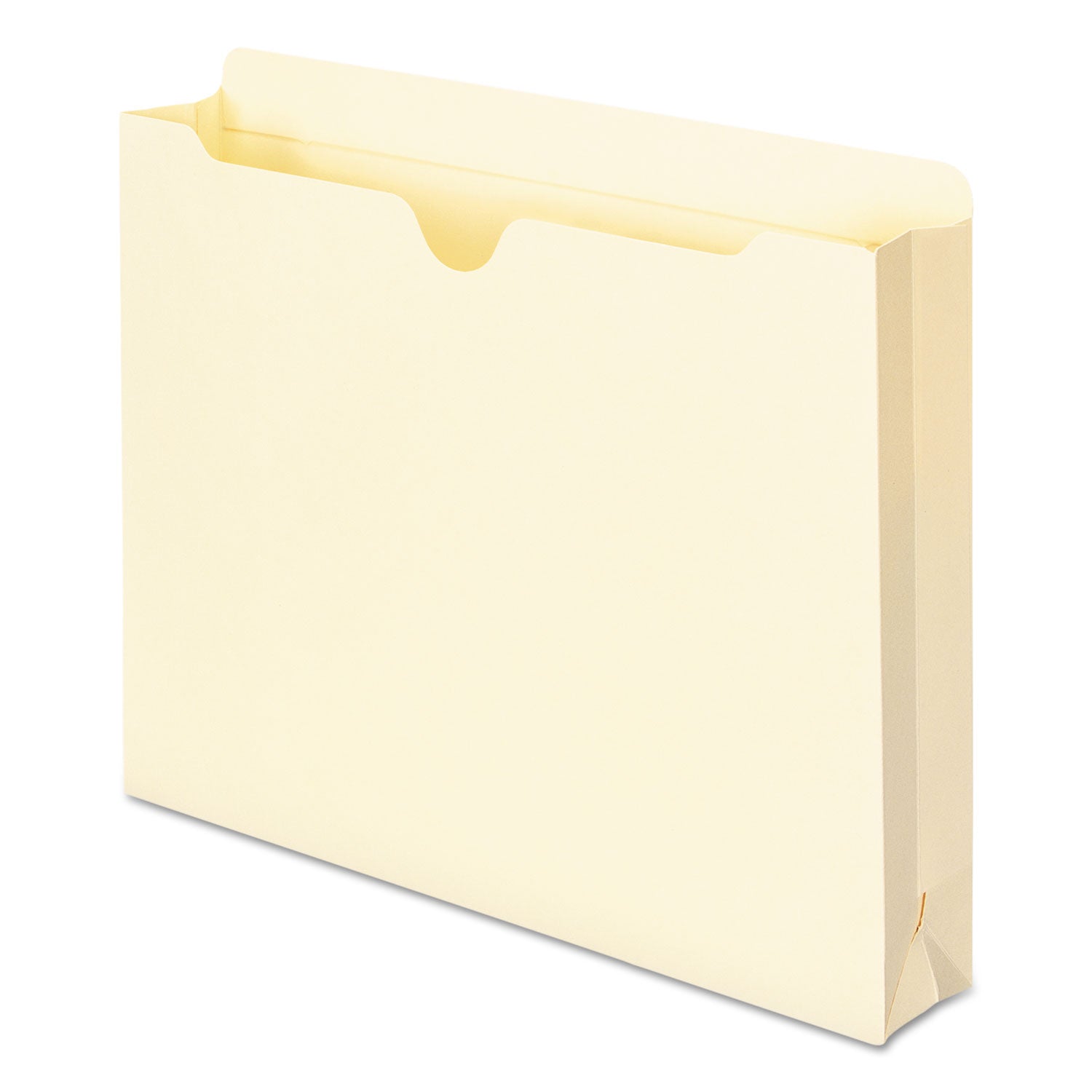 Manila File Jackets, 2-Ply Straight Tab, Letter Size, Manila, 50/Box -