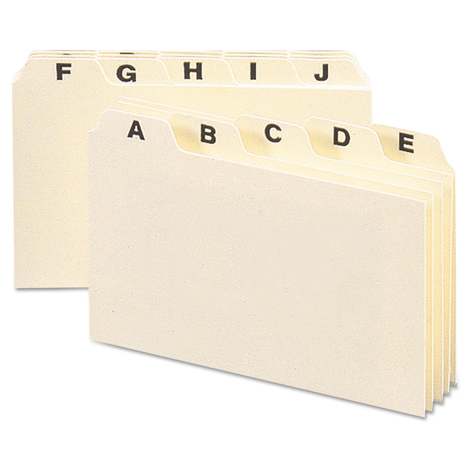 manila-card-guides-1-5-cut-top-tab-a-to-z-4-x-6-manila-25-set_smd56076 - 1