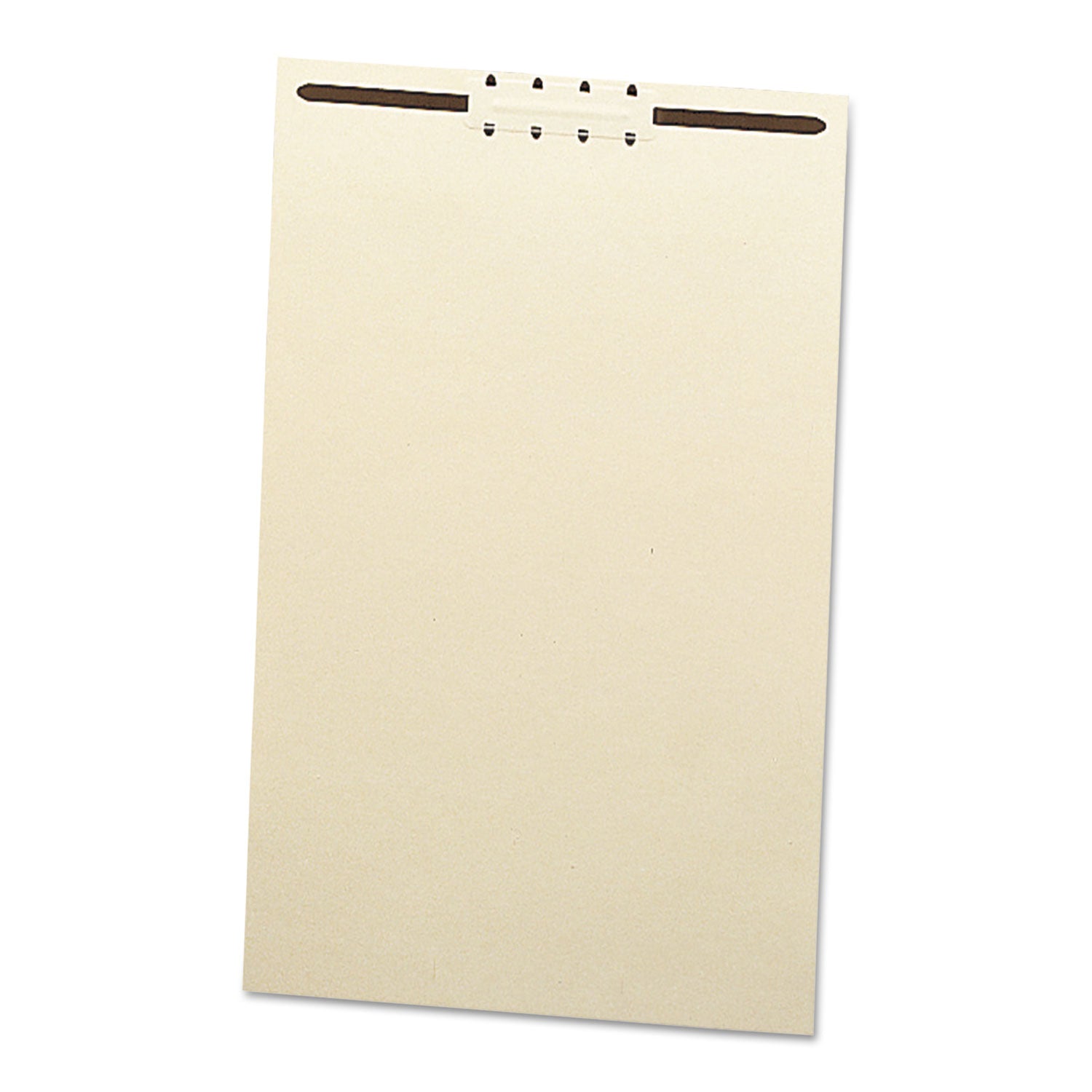 File Backs with 2" Capacity Prong Fasteners, 1 Fastener, Legal Size, Manila, 100/Box -