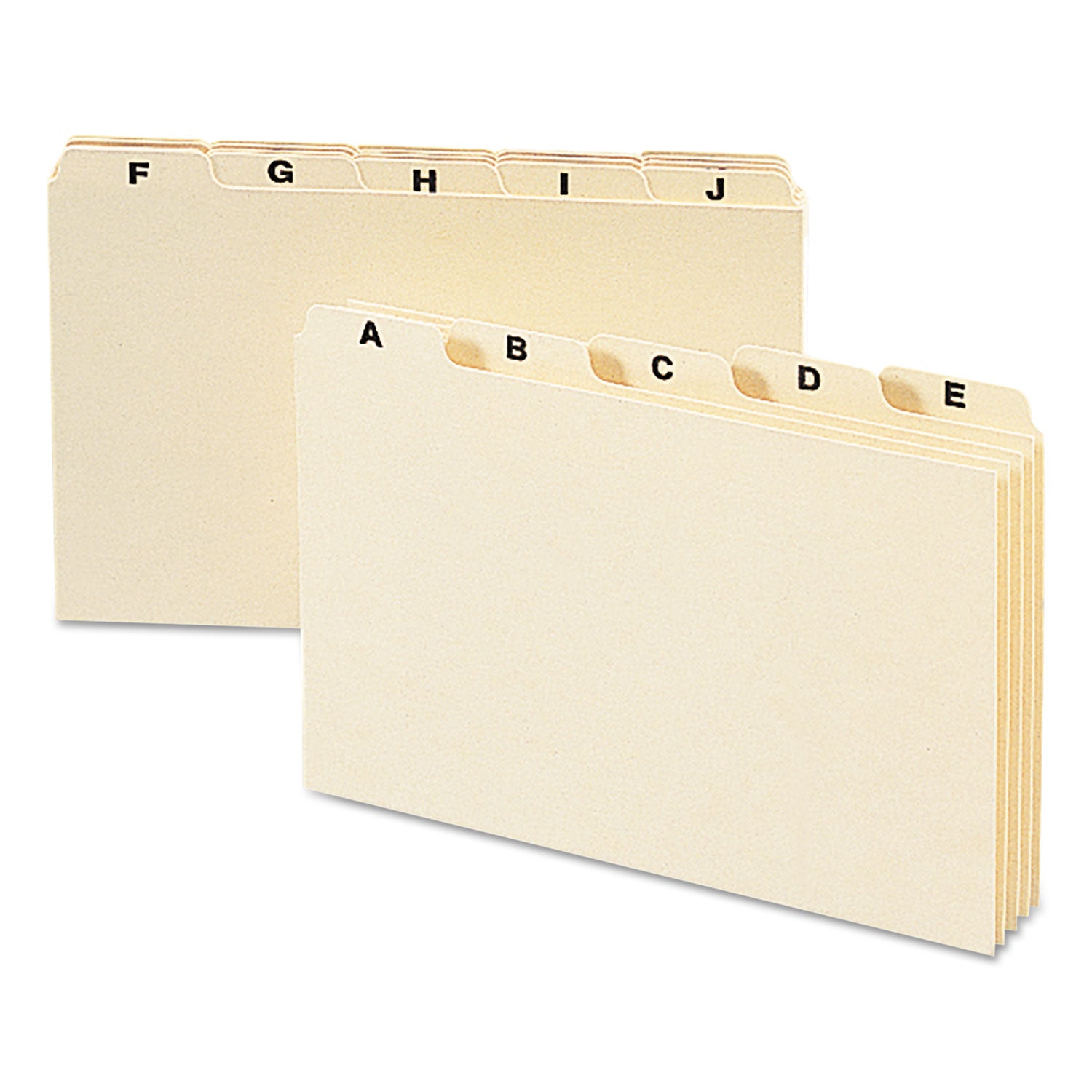 manila-card-guides-1-5-cut-top-tab-a-to-z-5-x-8-manila-25-set_smd57076 - 1