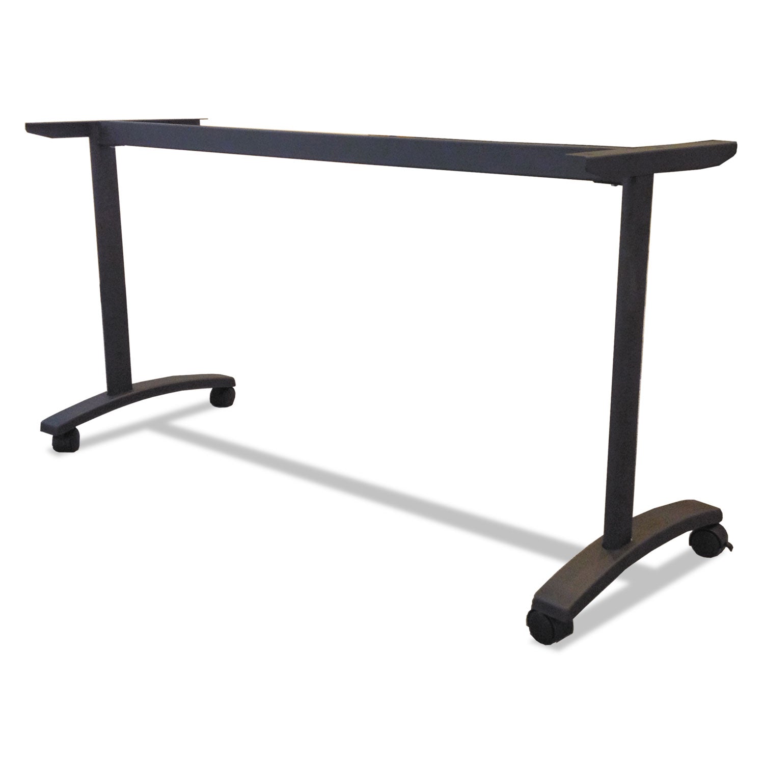 Alera Valencia Series Training Table T-Leg Base, 54w x 19.75d x 28.5h, Black -