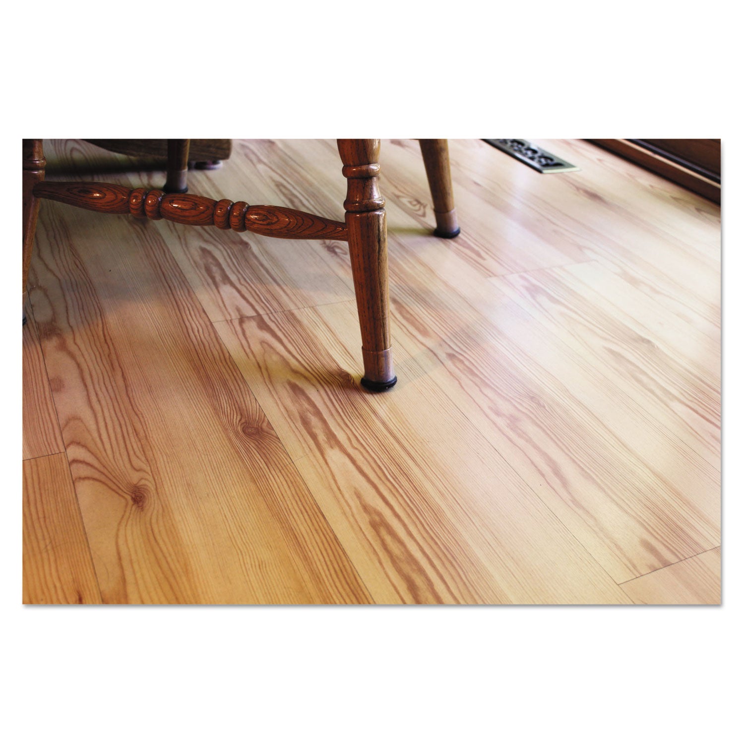 like-new-solutions-floor-savers-round-138-diameter-clear-gray-8-pack_mas88450 - 2