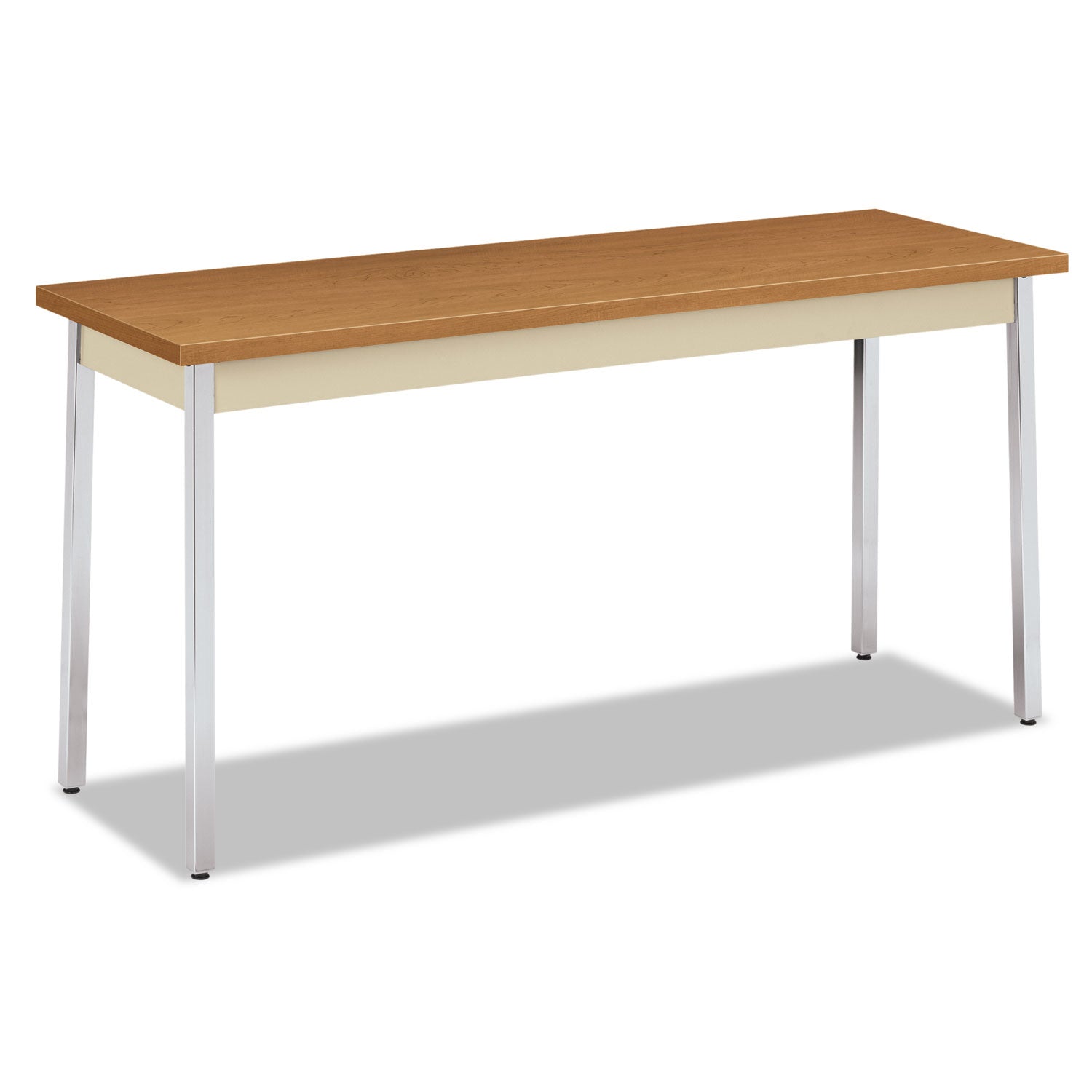 Utility Table, Rectangular, 60w x 20d x 29h, Harvest/Putty -