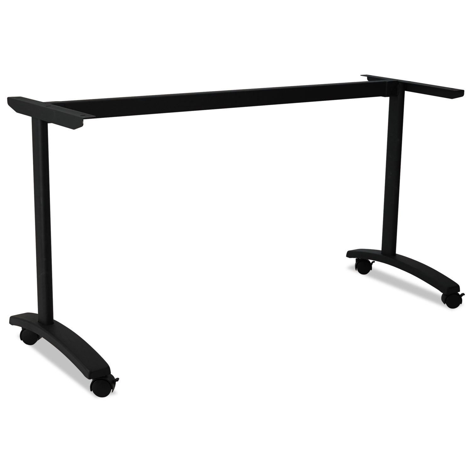 Alera Valencia Series Training Table T-Leg Base, 54w x 19.75d x 28.5h, Black -