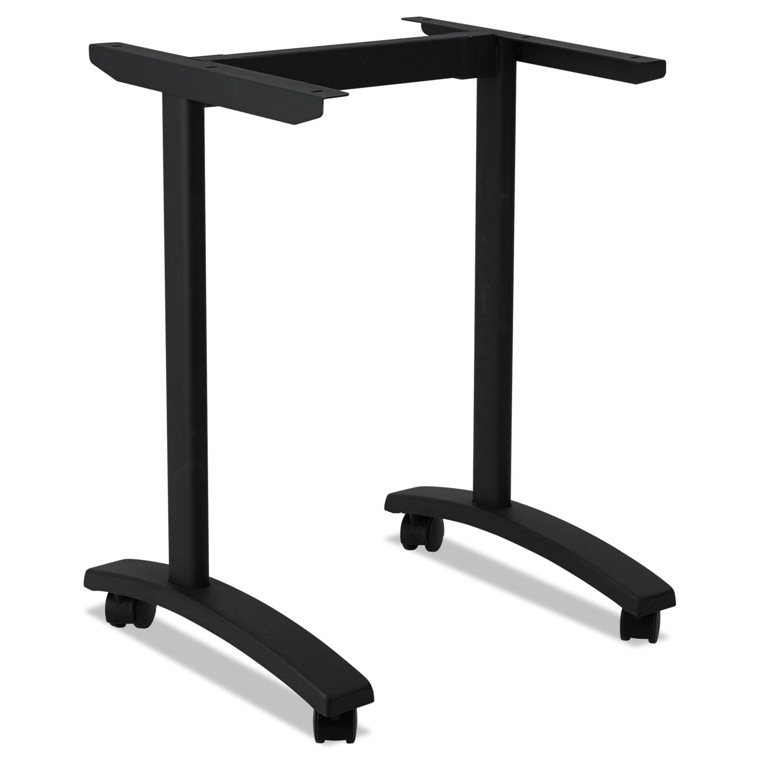 Alera Valencia Series Training Table T-Leg Base, 24.5w x 19.75d x 28.5h, Black -