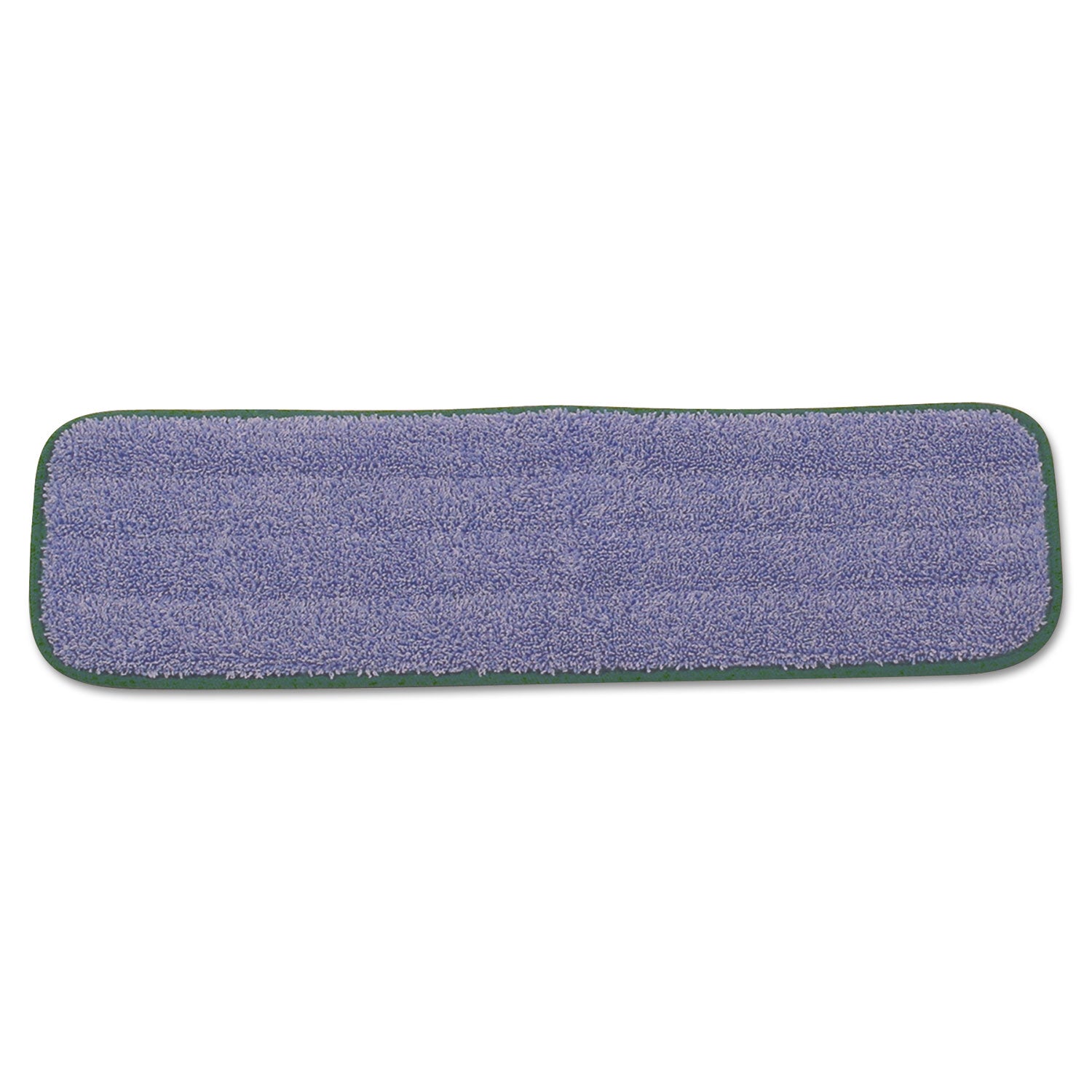 Microfiber Wet Mopping Pad, 18.5" x 5.5" x 0.5", Green, 12/Carton -