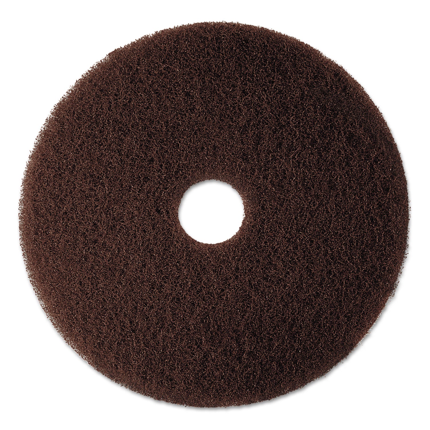 Low-Speed High Productivity Floor Pad 7100, 20" Diameter, Brown, 5/Carton -