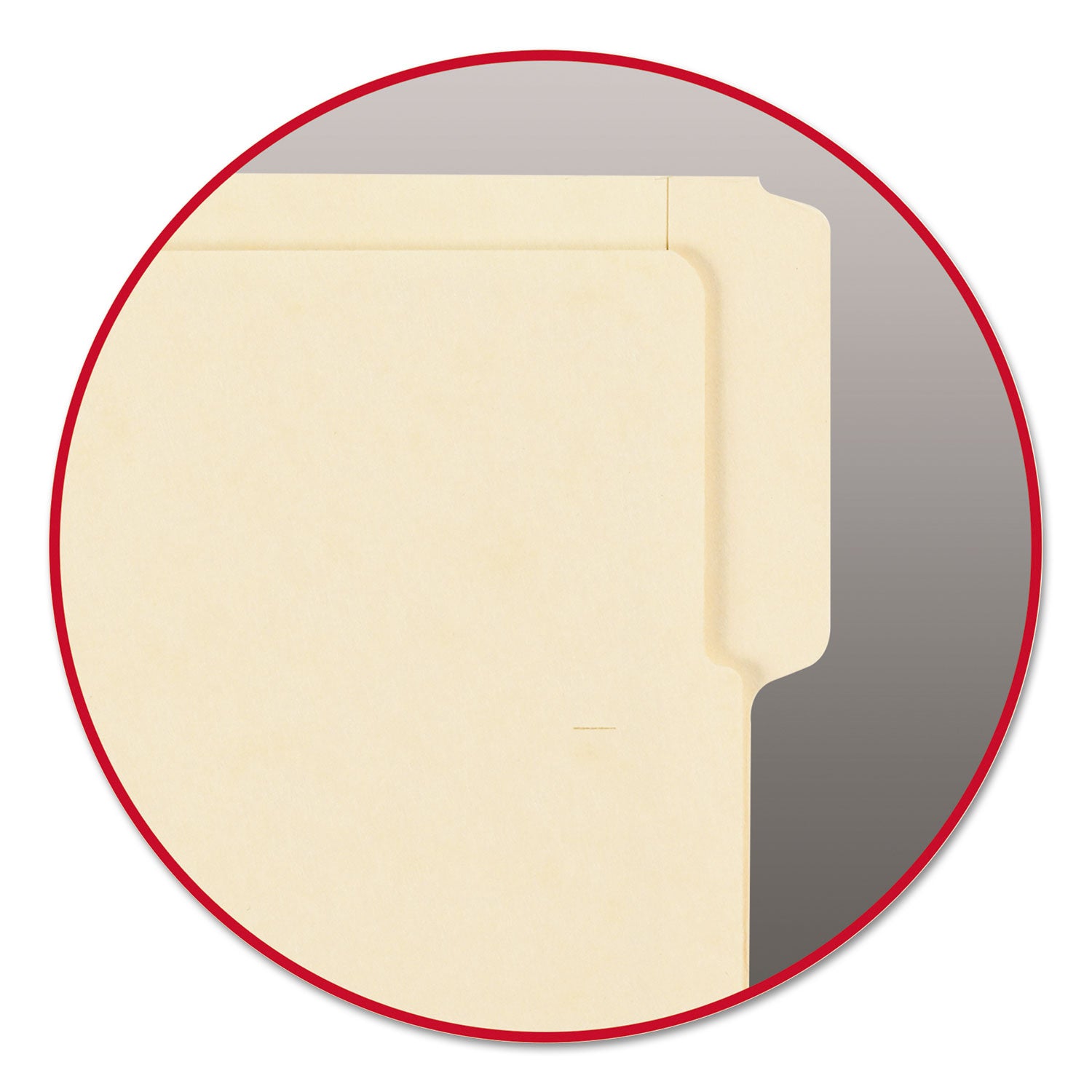 Heavyweight Manila End Tab Folders, 9" High Front, 1/3-Cut Tabs: Assorted, Letter, 0.75" Expansion, Manila, 100/Box -