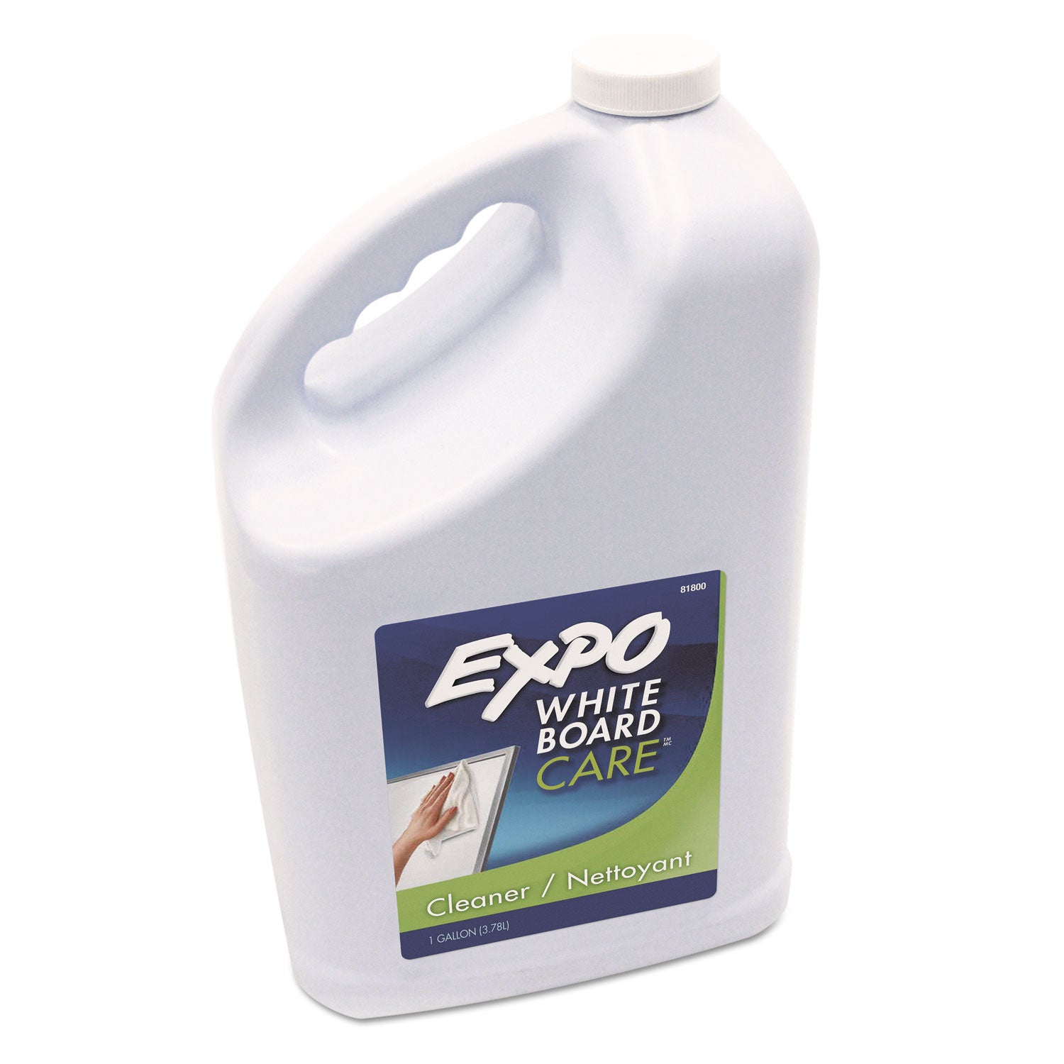 White Board CARE Dry Erase Surface Cleaner, 1 gal Bottle -