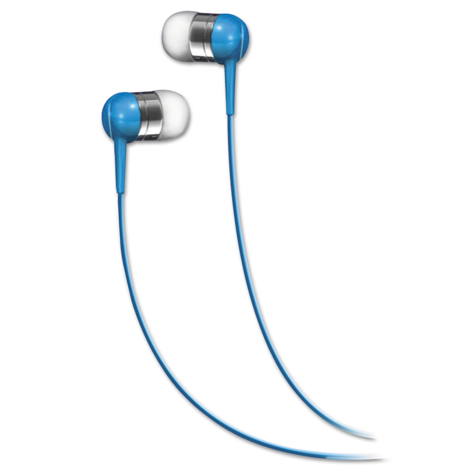SEB In-Ear Buds, 4 ft Cord, Blue -