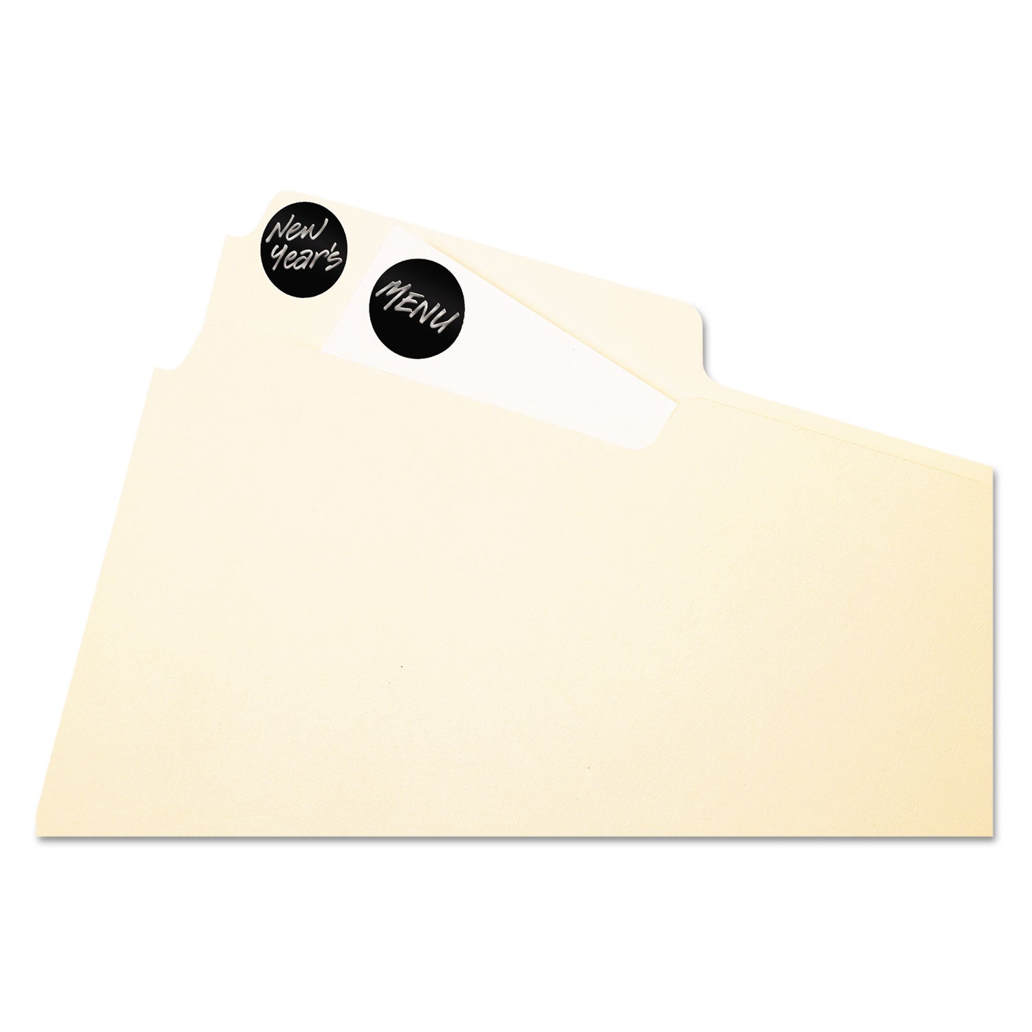 Handwrite Only Self-Adhesive Removable Round Color-Coding Labels, 0.75" dia, Black, 28/Sheet, 36 Sheets/Pack, (5459) -